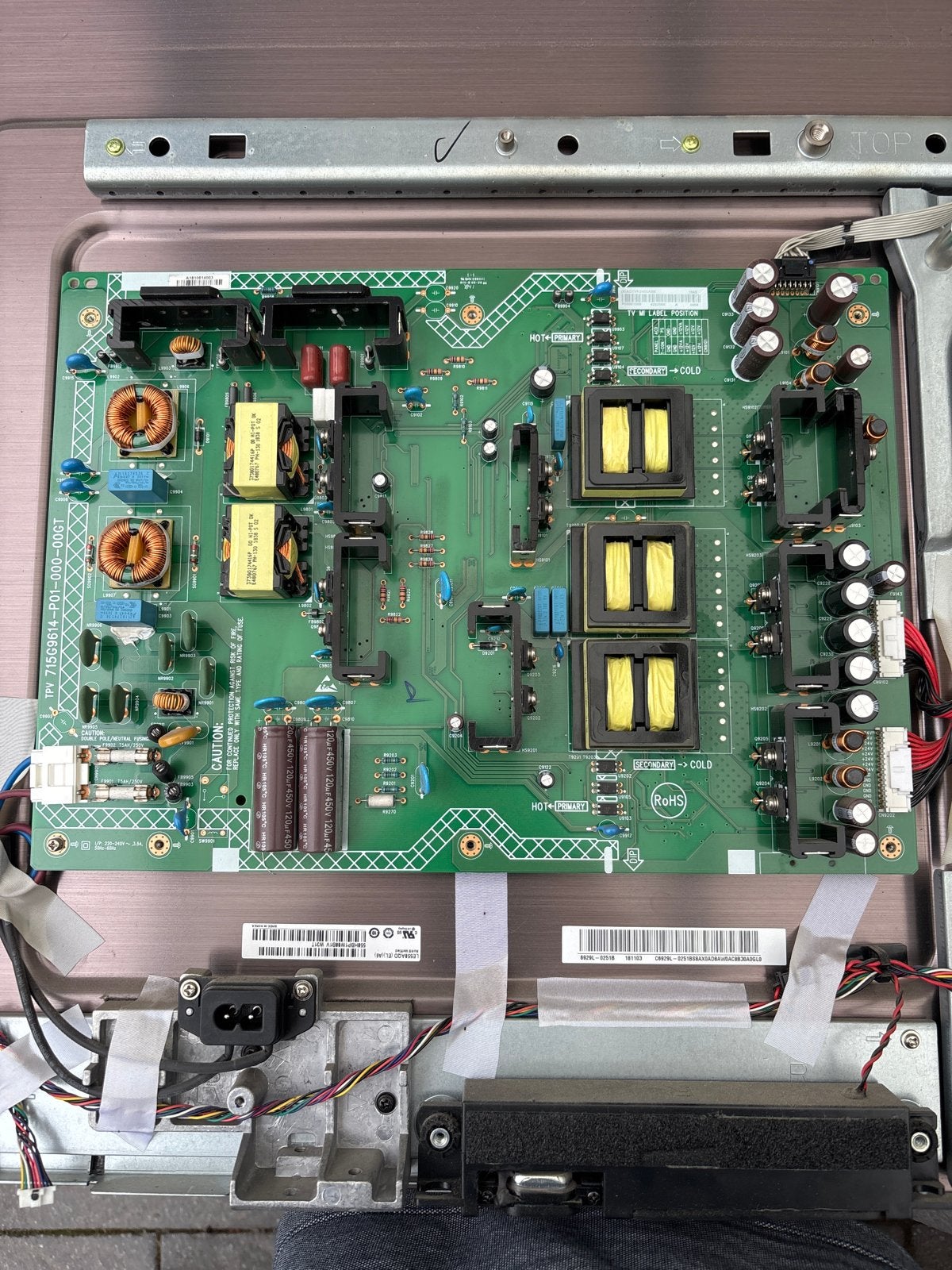TV Voeding Printplaat TPV 715G9914-P01-000-00GT, Overige merken, Gebruikt, 50 Hz, Ophalen of Verzenden