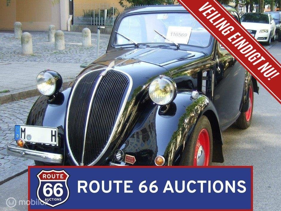 Simca 5 | 1946 | Route 66 Auctions, Auto's, Overige merken, Overige carrosserieën, Zwart, Bedrijf
