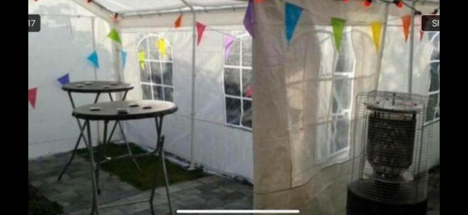Partytent 3x6 te huur, Hobby en Vrije tijd, Ophalen, Zo goed als nieuw, Overige