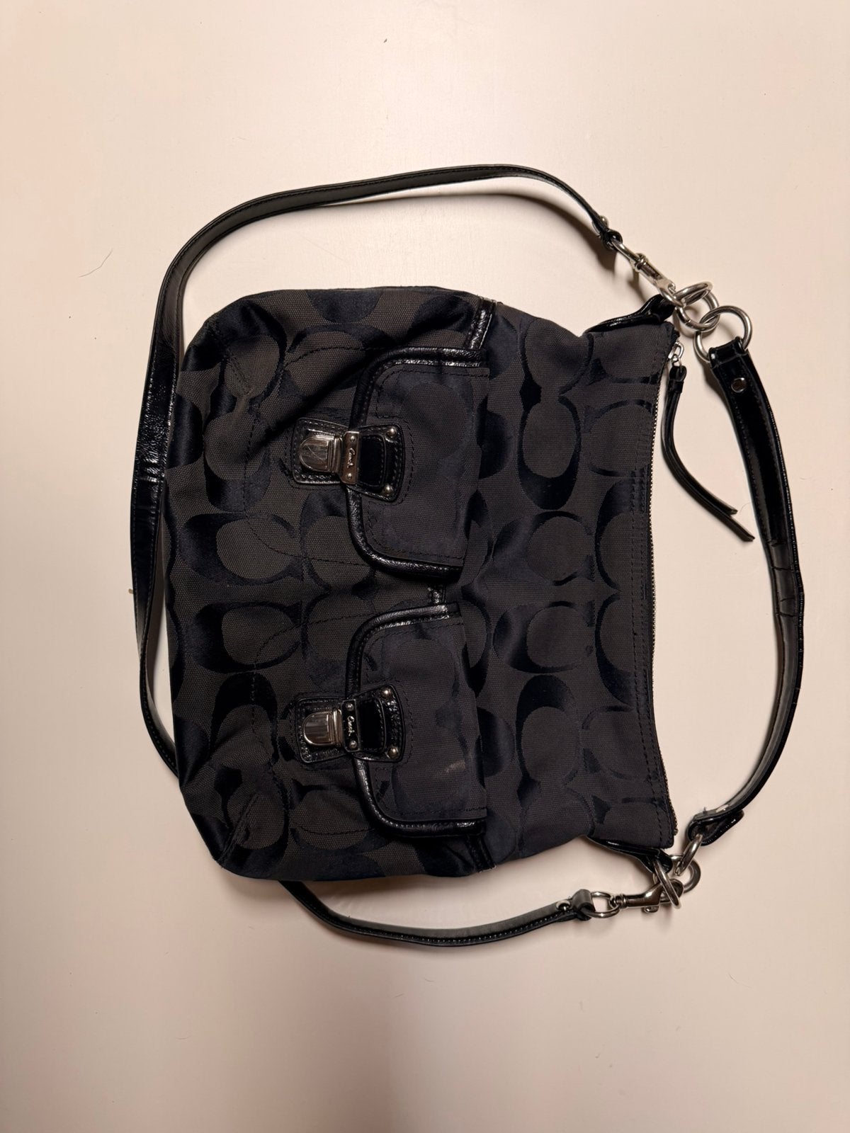 Vintage Coach schoudertas, Overige merken, Coach, Zwart, Coach
