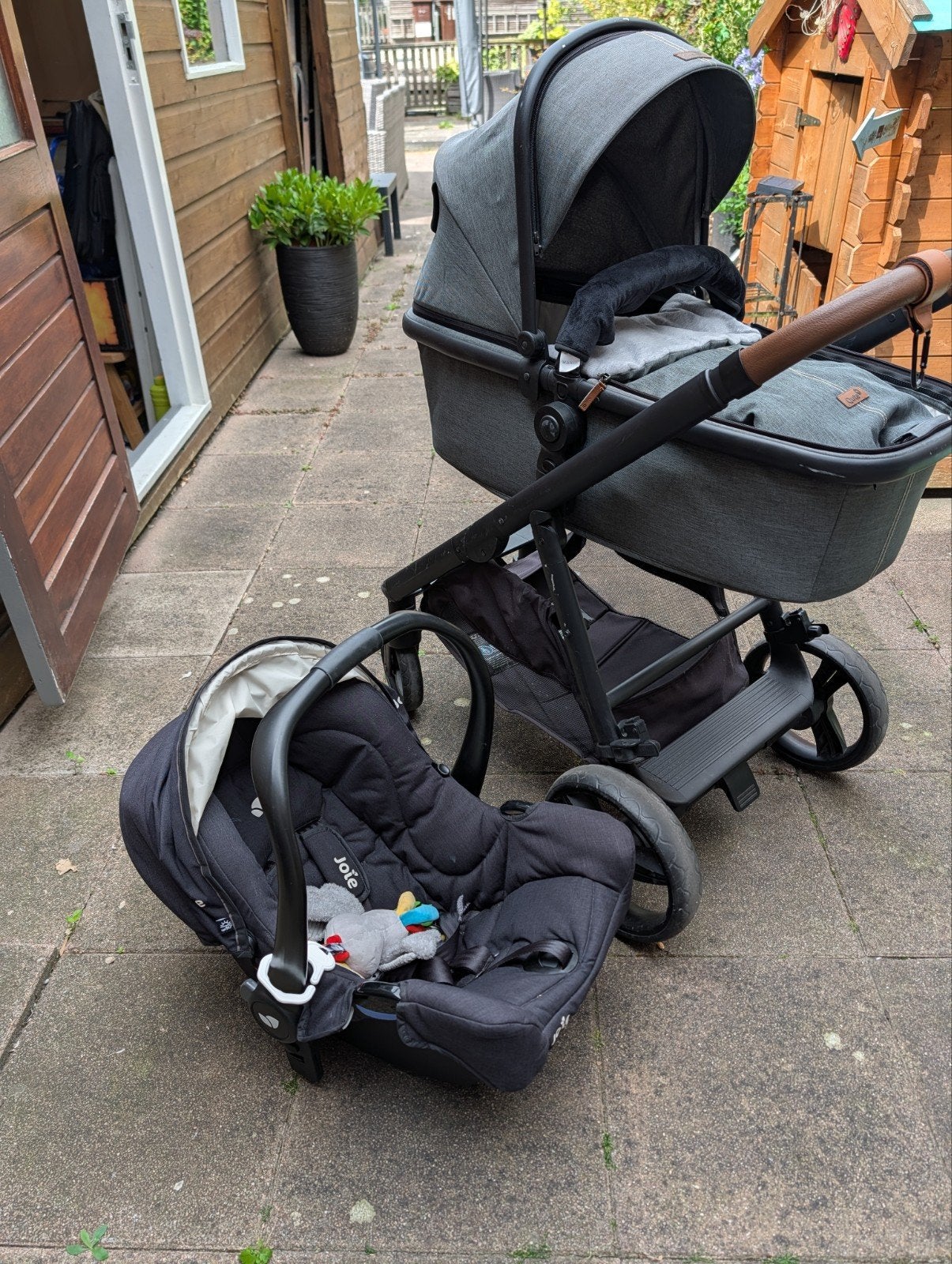 Combi kinderwagen. Maxi Cosi, Ophalen, Meegroeistoel