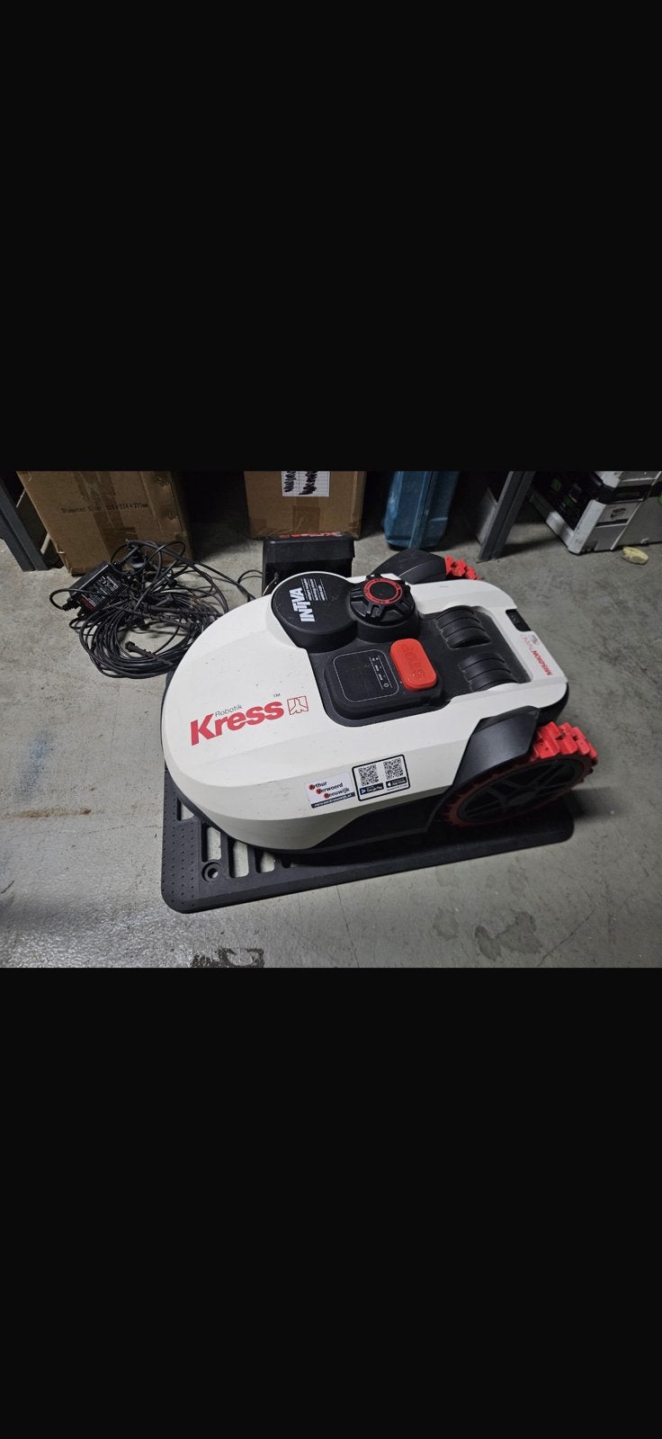 Kress Mission Nano KR101E robotmaaier., Ophalen, Gebruikt, Minder dan 30 cm