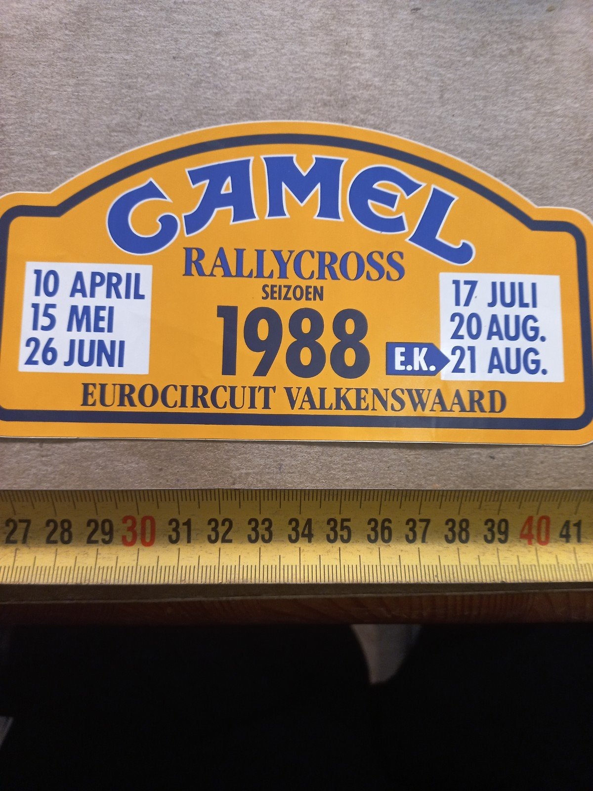 Camel Rallycross Seizoen 1988 Eurocircuit Valkenswaard, Ophalen of Verzenden, Gebruikt