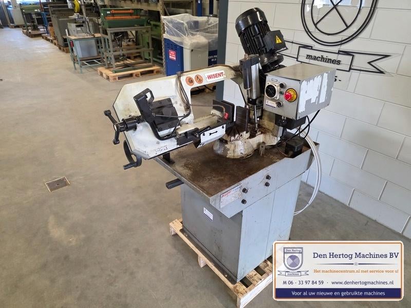 Bandzaagmachine Wisent LZ280S met daalcilinder semi half aut, Doe-het-zelf en Verbouw, Gereedschap | Zaagmachines, Ophalen, Gebruikt