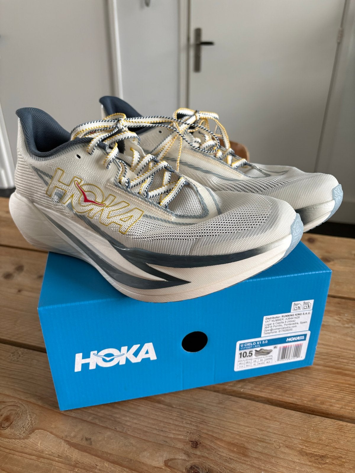 HOKA Cielo X1 3.0 raceschoenen maat 44 2/3 (10,5 US), Sport en Fitness, Overige merken, Hardloopschoenen, Ophalen of Verzenden