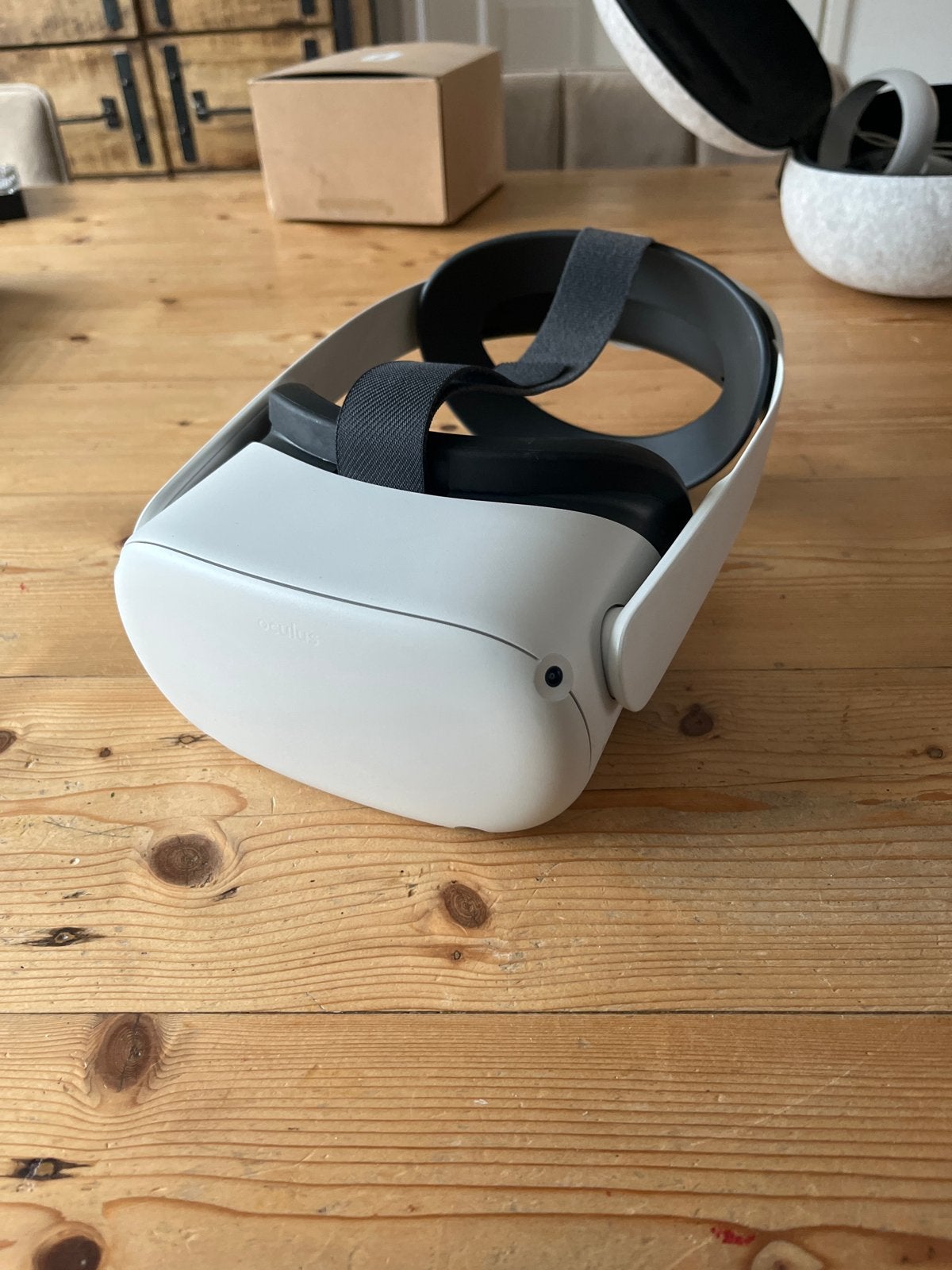 Oculus Quest 2 VR-bril 256GB met accessoires, Spelcomputers en Games, Ophalen, Zo goed als nieuw, VR-bril, Overige platformen