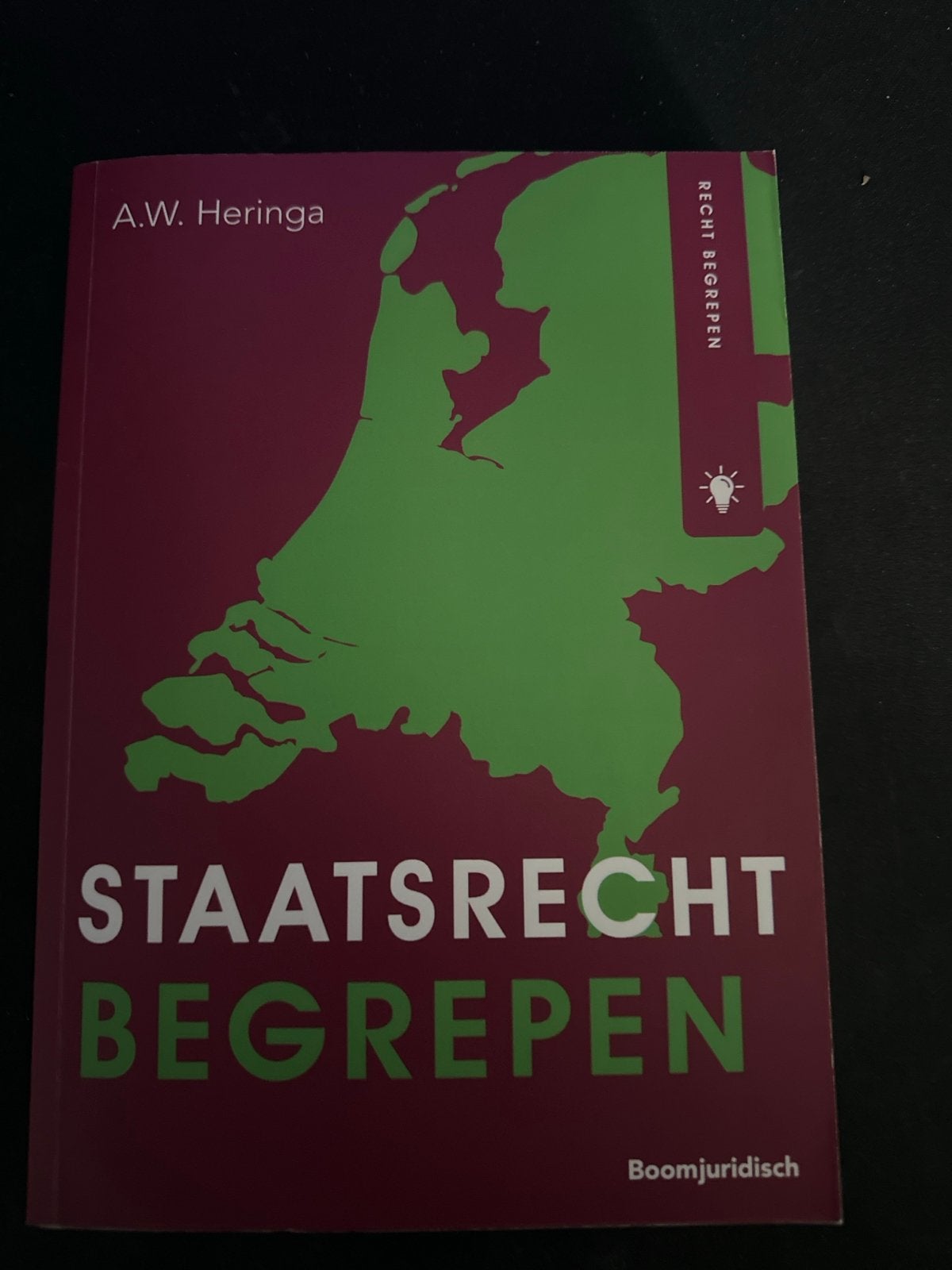 Staatsrecht Begrepen - A.W. Heringa, Boeken, Ophalen of Verzenden, Gamma, Gelezen, WO