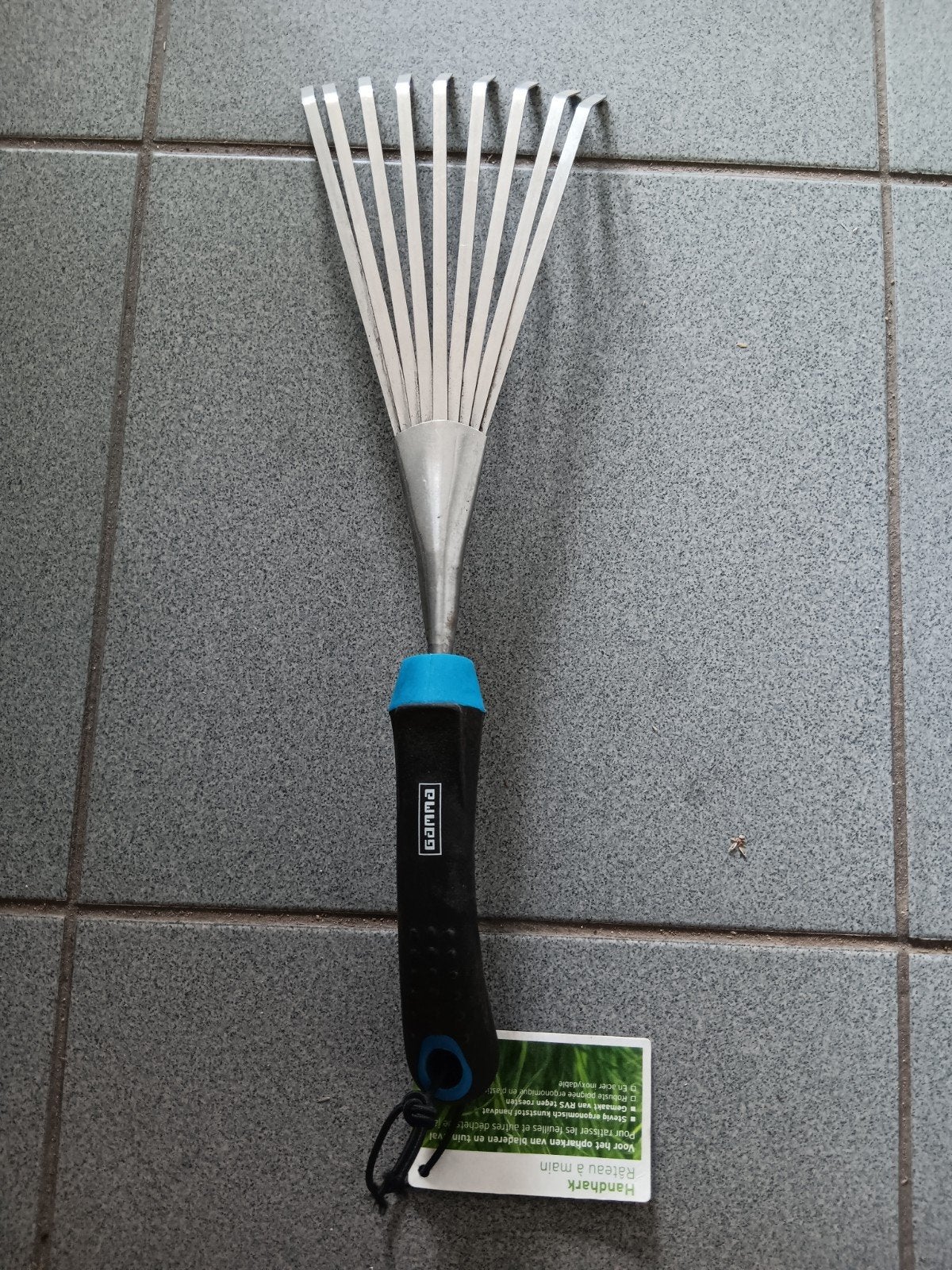 Nieuwe Gamma Handhark - Ideaal voor bladeren en tuinafval, Tuin en Terras, Ophalen of Verzenden, Nieuw, Hark, Gamma