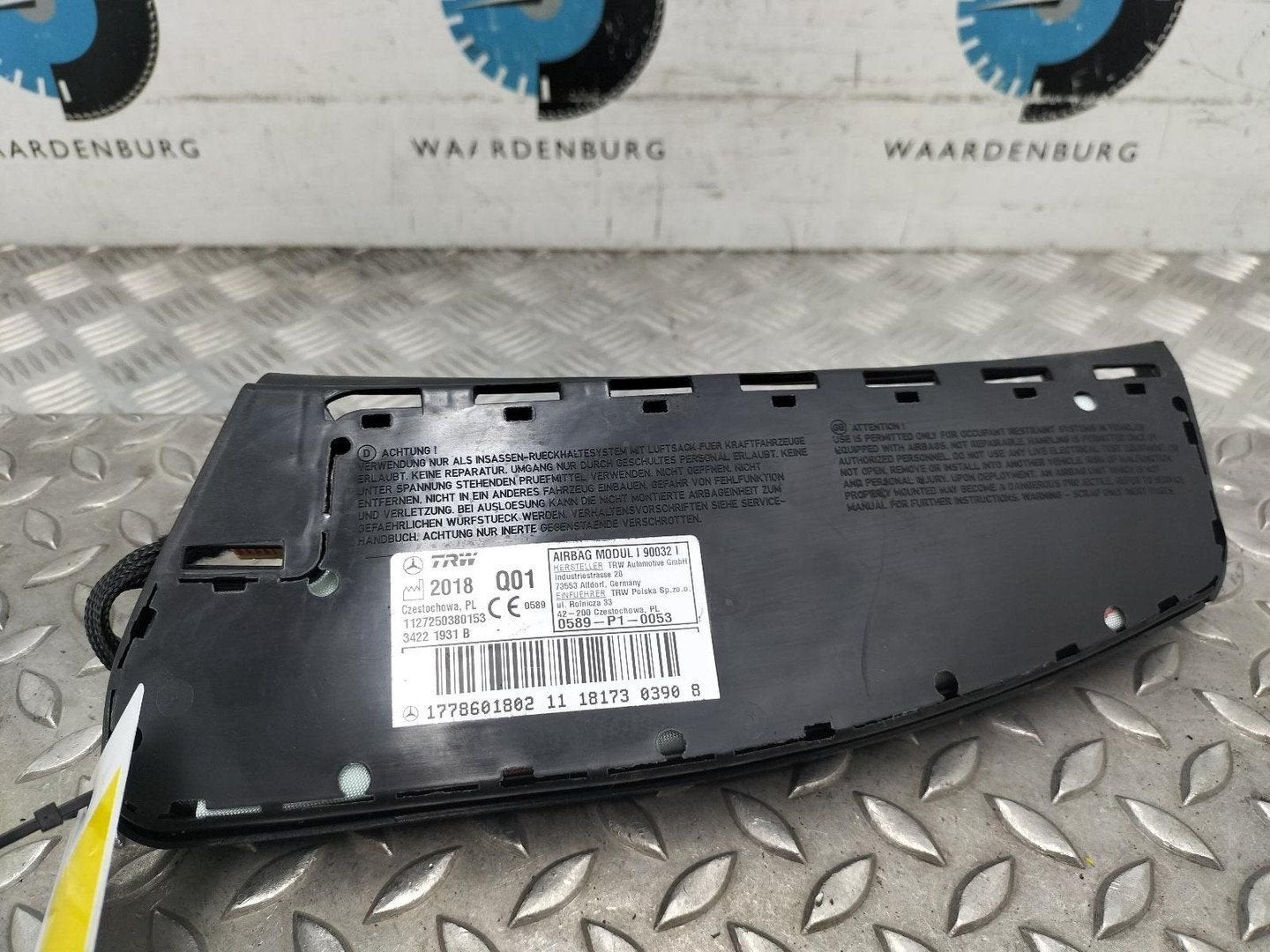 MERCEDES A CLASS A250 AIRBAG RECHTS 2018, Auto-onderdelen, Ophalen of Verzenden, Gebruikt, Stiba lid