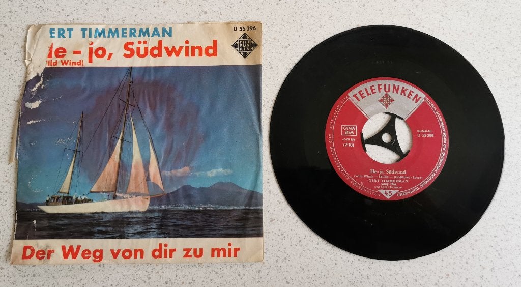 Single Gert Timmerman - He-jo, Südwind, Ophalen of Verzenden, Gebruikt, Nederlandstalig