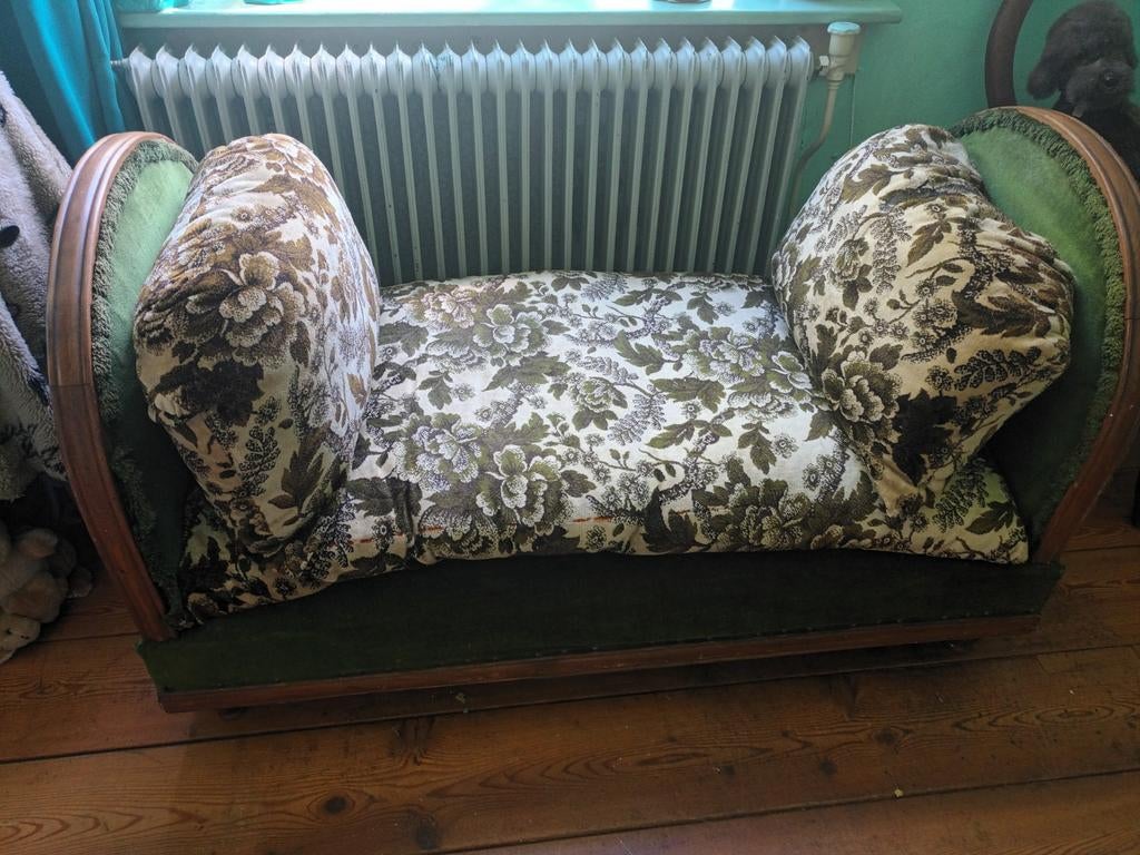 Vertselbare vintage divan daybed, Ophalen