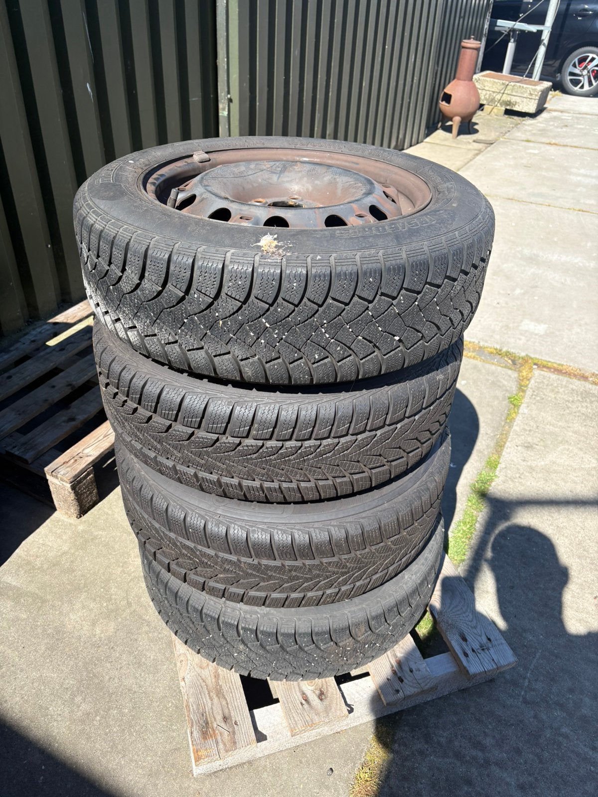 Velgen met banden VW Polo GTI, Auto-onderdelen, Banden en Velgen, Banden en Velgen, Winterbanden, 15 inch, 185 mm, Personenwagen