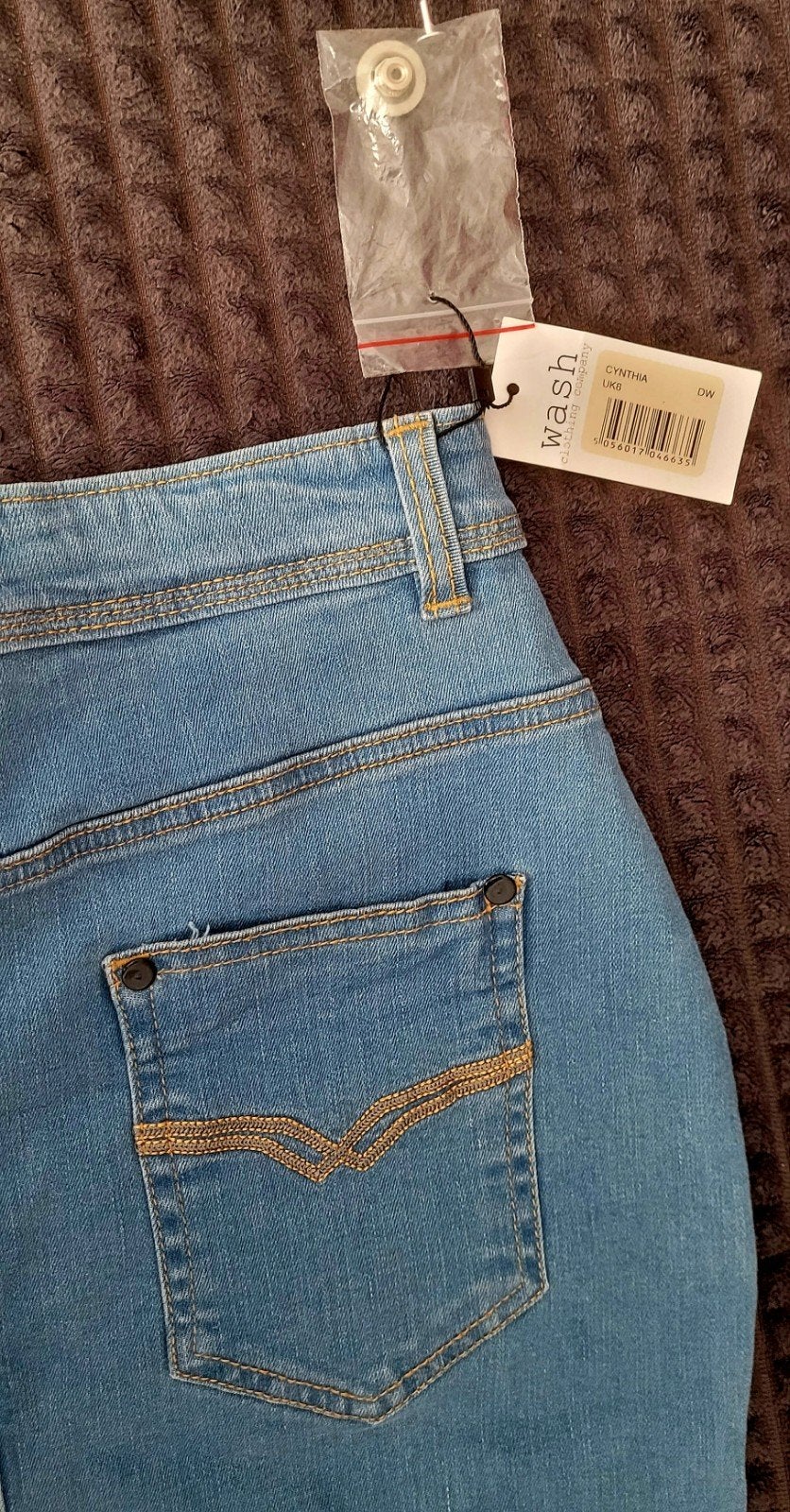 Nieuwe spijkerrok van Wash Clothing Company, maat S, Blauw, Nieuw, Maat 36 (S), Onder de knie