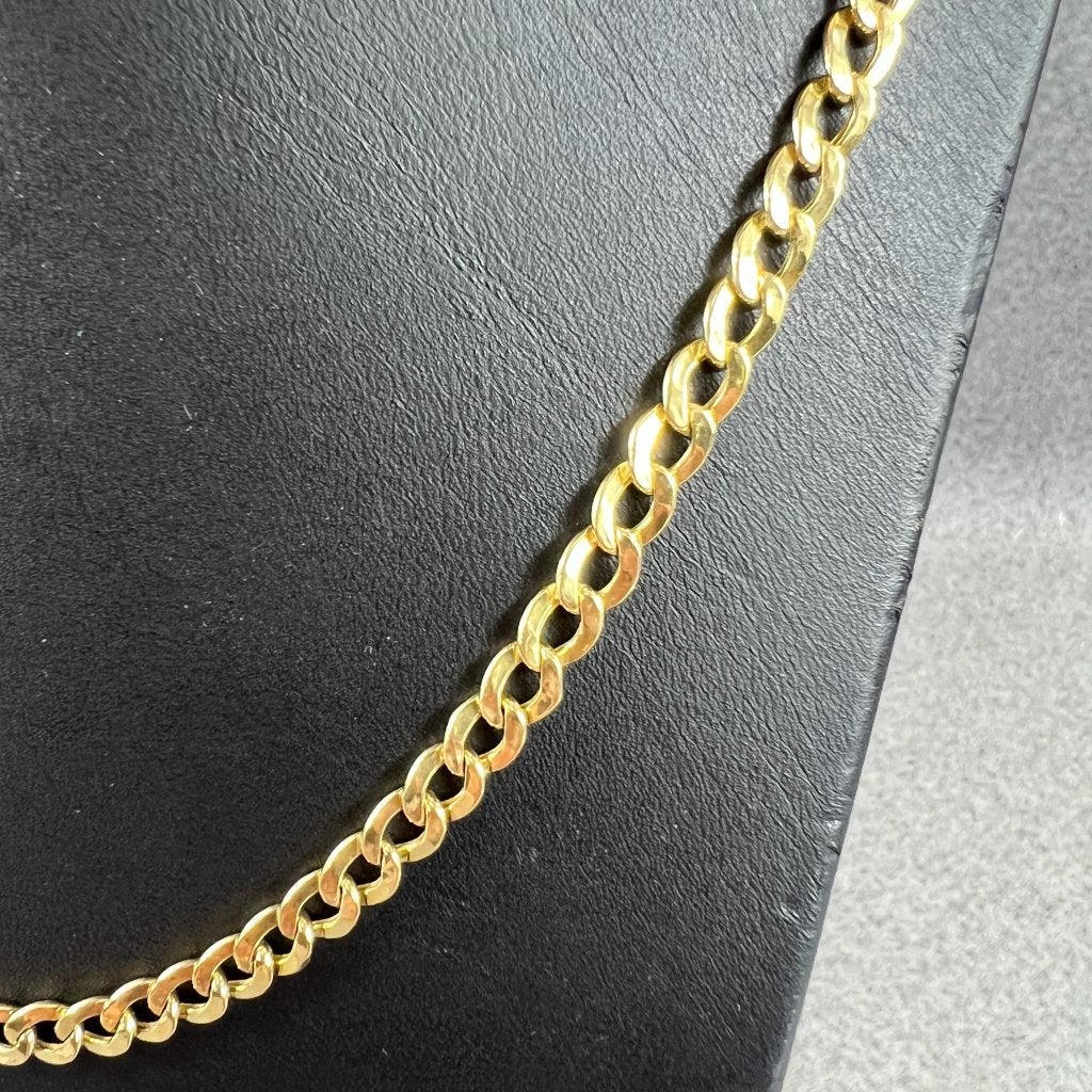 Gouden Ketting | 18k | 11,75g | 65cm | gourmet | 410300, Ophalen of Verzenden, Gebruikt, Goud, Goud