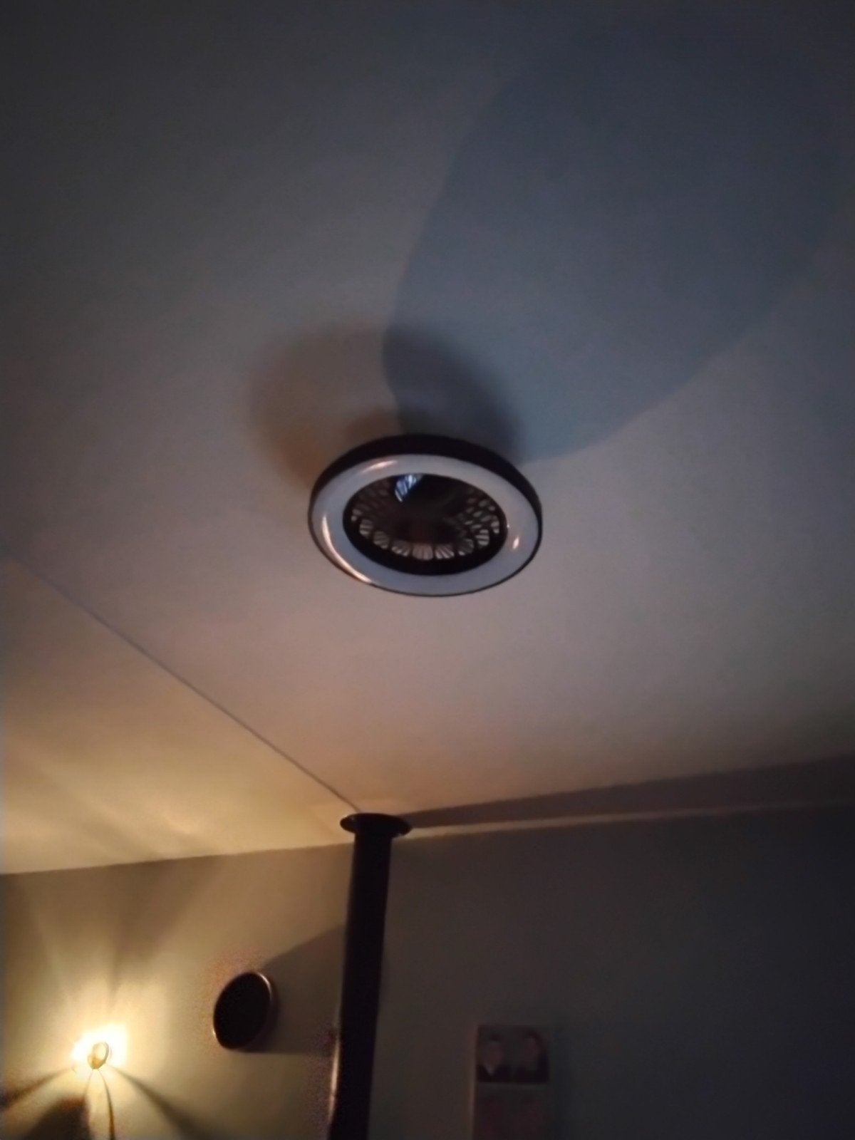 Plafondlamp metr afstandsbediening en kleuren, Gebruikt, Instelbare kleurtemperatuur, Meerkleurig, Ophalen of Verzenden