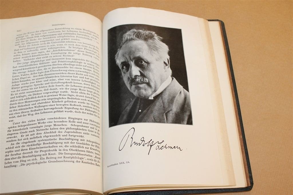 Kant-Studien XXX — Philosophische Zeitschrift Antiek 1925, Ophalen of Verzenden, Gelezen