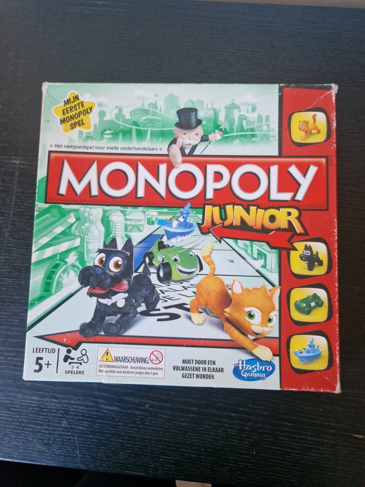 Monopoly Junior - Compleet en Leuk voor Sinterklaas!, Hobby en Vrije tijd, Ophalen of Verzenden, Gebruikt