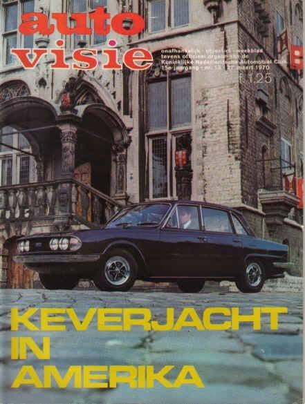 Autovisie 13 1970 : Isuzu 1600 Sport - Ford Mustang ff, Ophalen of Verzenden, Gelezen, Algemeen