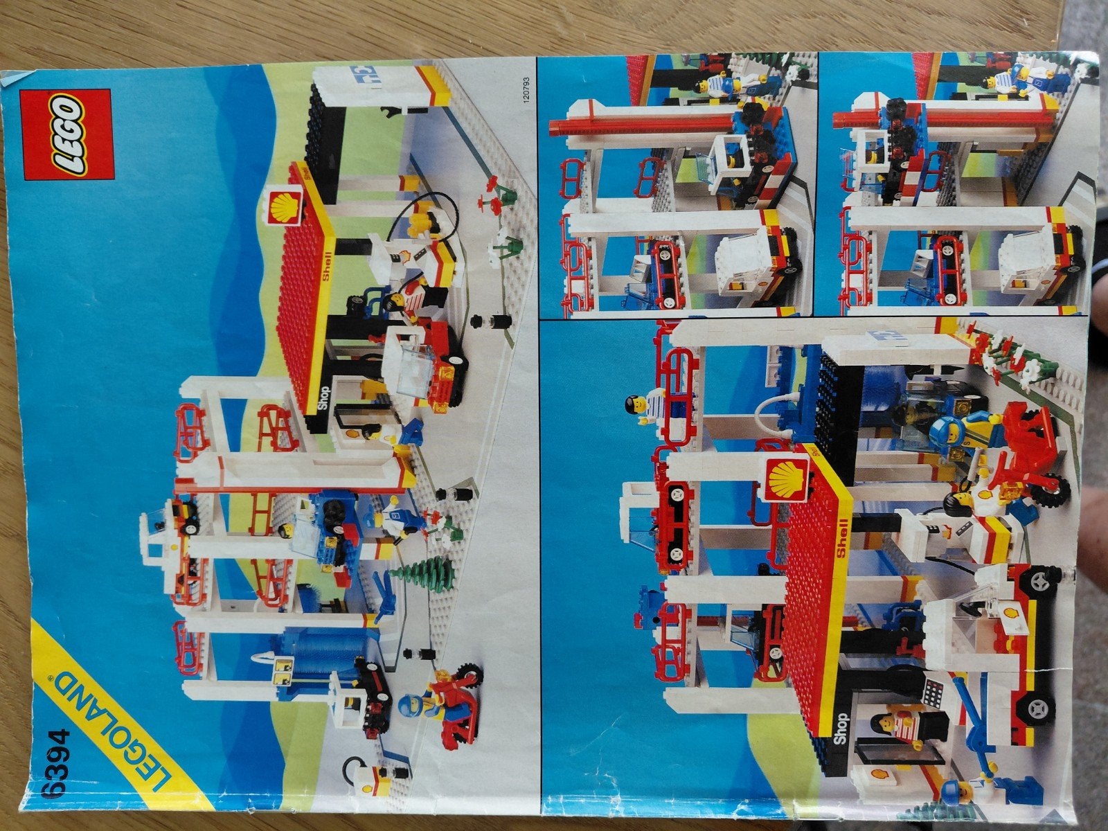Lego parkeer garage en tank station, Gebruikt, Lego, Ophalen of Verzenden, Complete set
