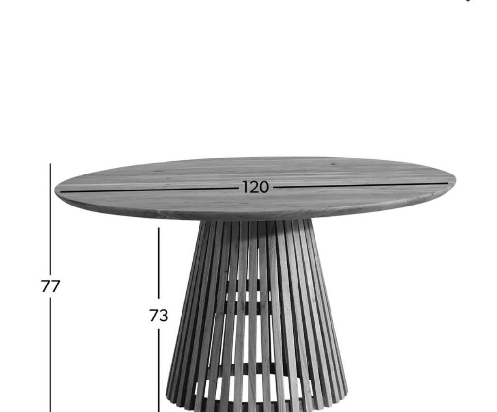 Zwarte ronde eettafel, Ophalen, Gebruikt, 50 tot 100 cm, 100 tot 150 cm