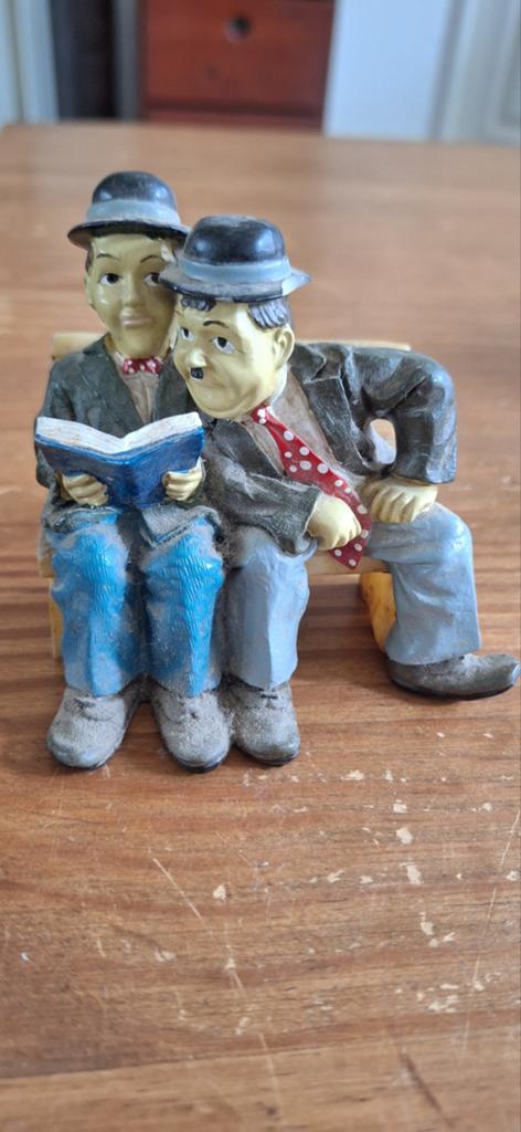 Beeld Laurel &Hardy 10 cm hoog, Ophalen of Verzenden, Zo goed als nieuw