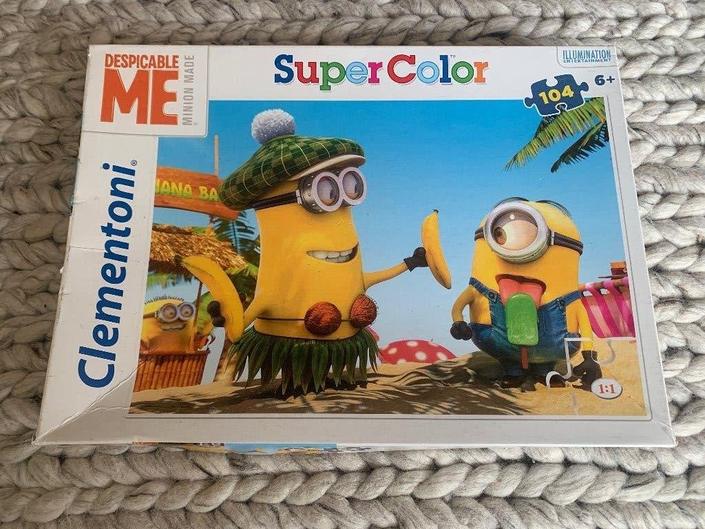 Puzzel Minions 104 stukjes, Ophalen, Meer dan 50 stukjes, Gebruikt, 6 jaar of ouder