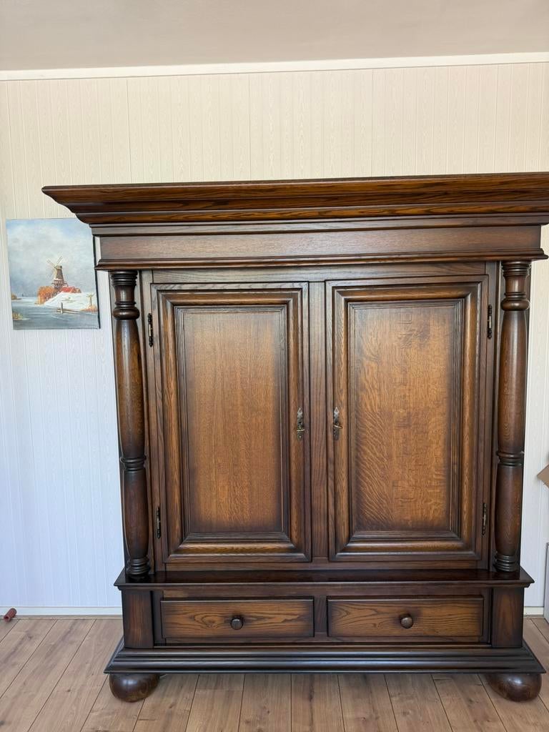 Kast eiken, Ophalen, Gebruikt, 50 tot 75 cm, 150 tot 200 cm