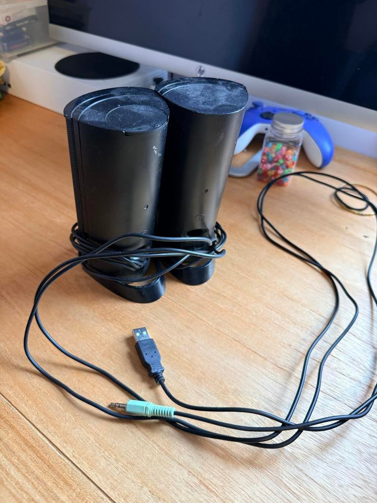 Dell pc speakers, Ophalen of Verzenden, Gebruikt, Audiokanaal 2
