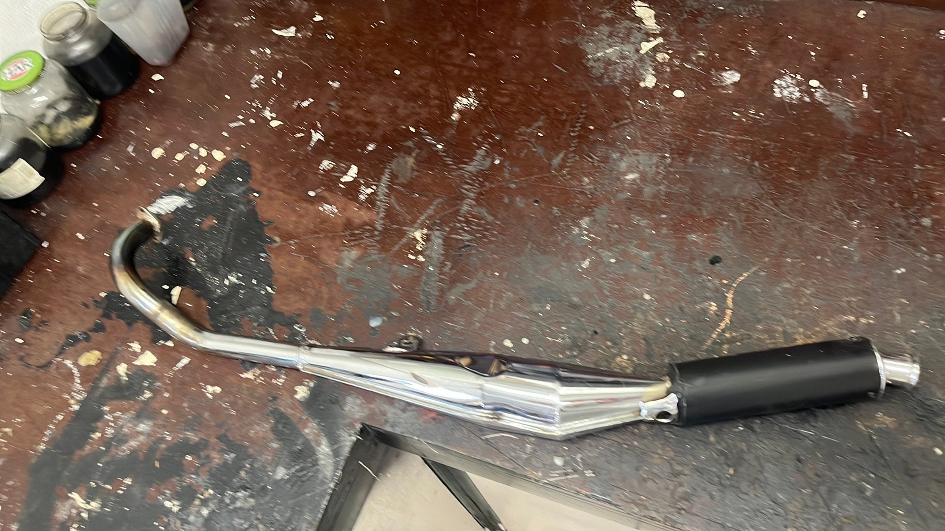 Uitlaat Tomos A3 / A35 28mm Tecno Bullet chroom, Ophalen of Verzenden, Zo goed als nieuw, Uitlaat