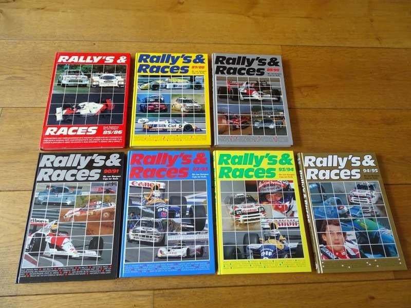 7 x Rally's & Race's Jaarboeken 1985 t/m 1995 NL in 1 Koopje, Verzenden, Gebruikt, Auto's