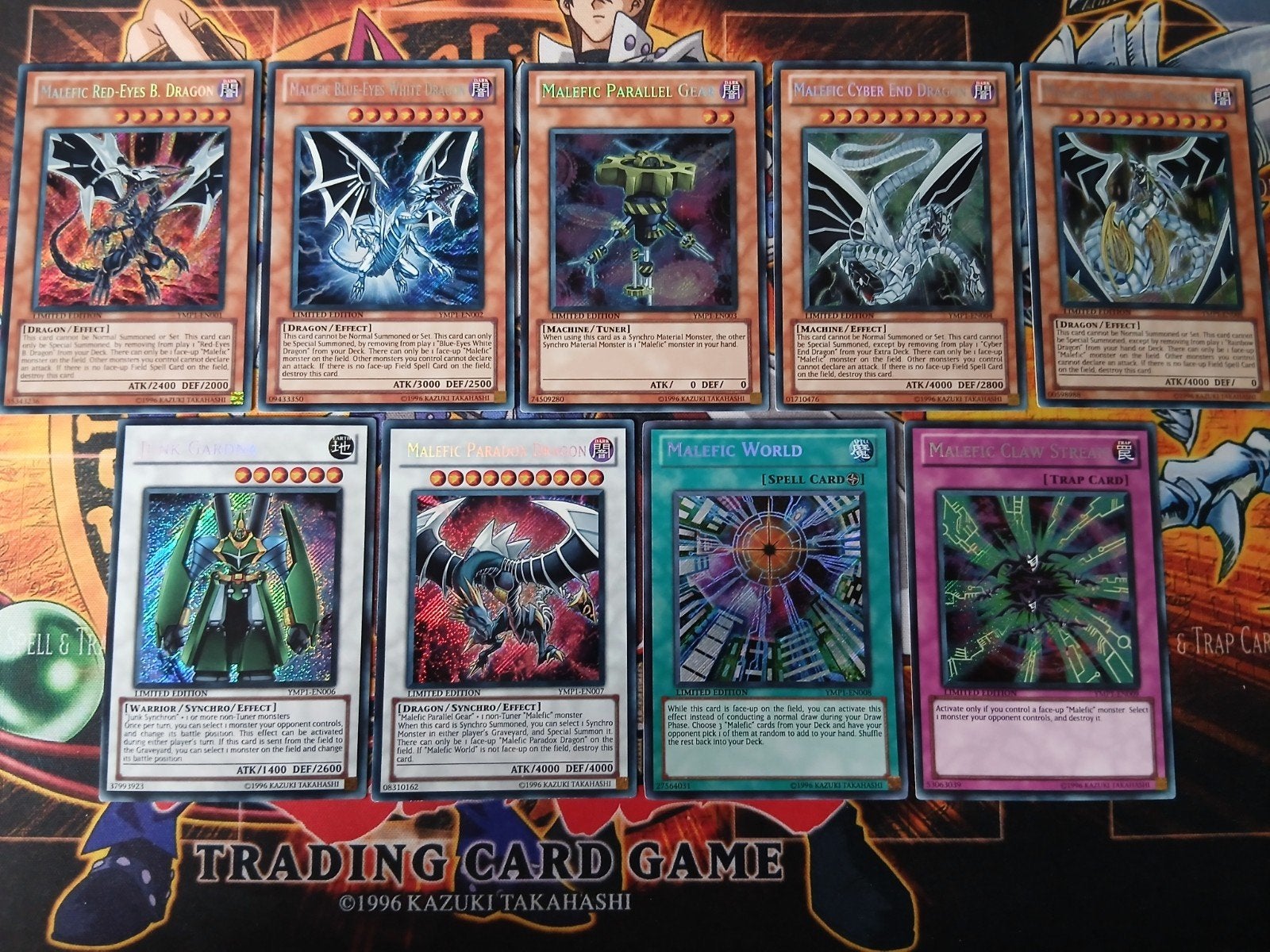 Complete 3D Bonds Beyond Time Movie Promo Secret Rare Set, Ophalen of Verzenden, Zo goed als nieuw, Meerdere kaarten, Foil