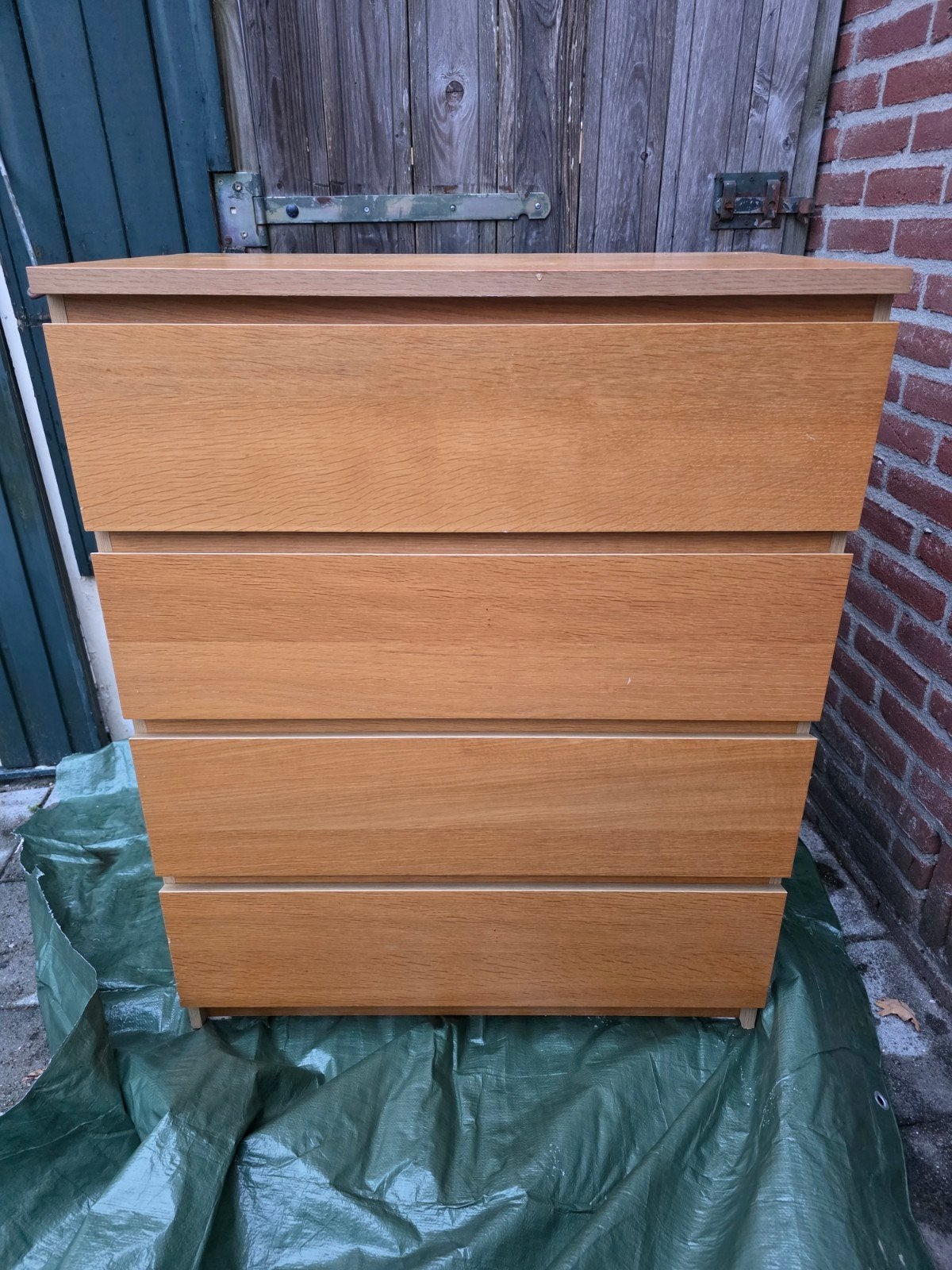 Malm Ladenkast met 4 laden - Zo goed als nieuw, Ophalen, 100 tot 150 cm, 50 tot 100 cm, Zo goed als nieuw