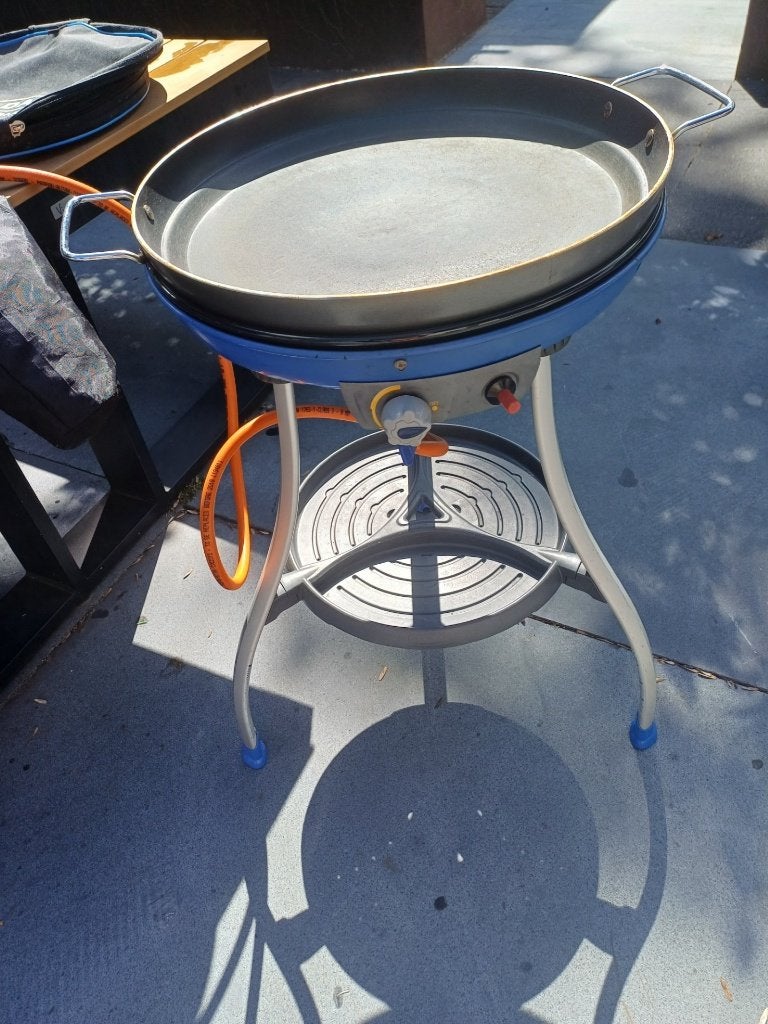 cadac skuttelbraai complete set  met opberg tassen, Ophalen, Gebruikt