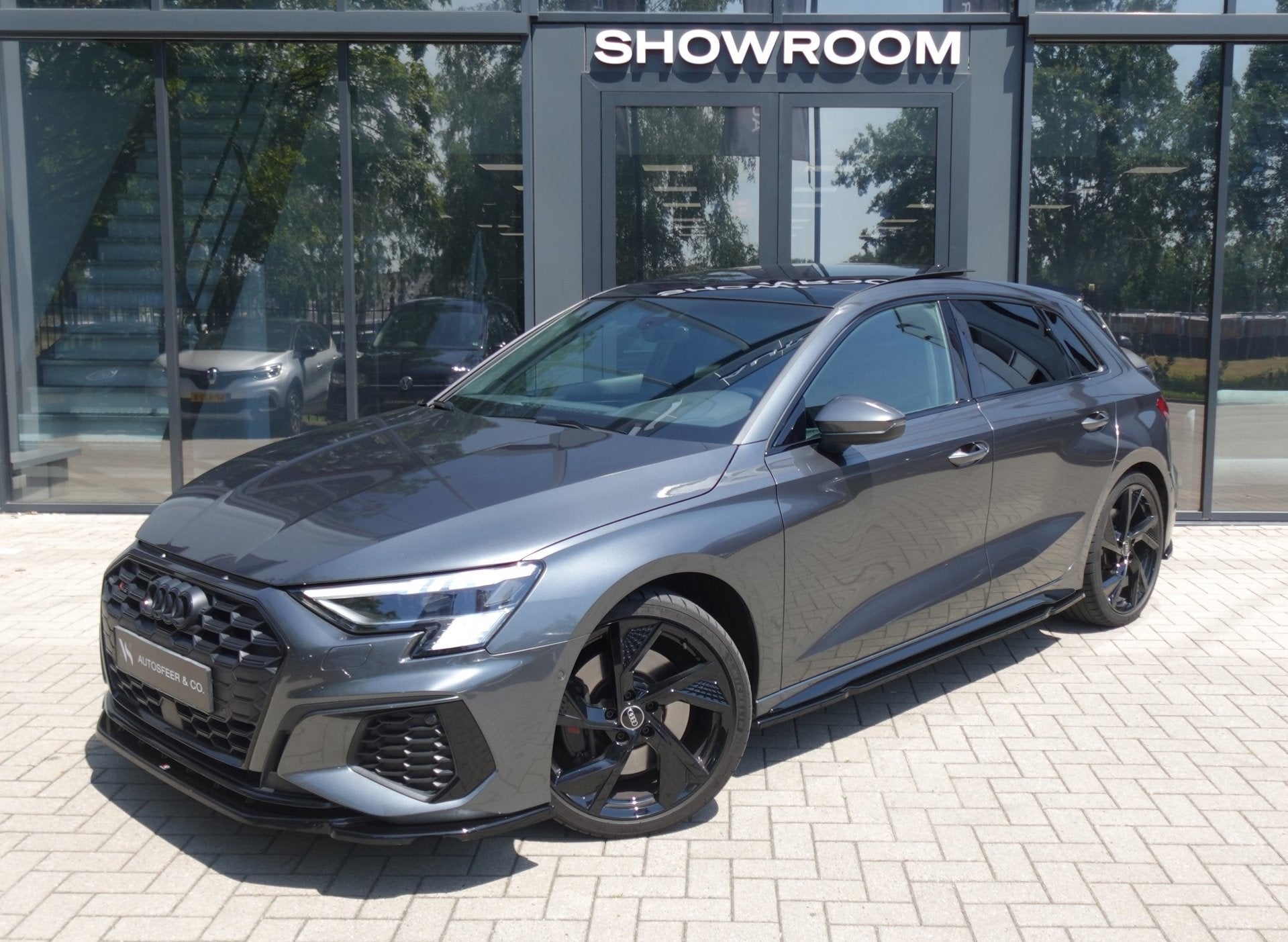 Audi S3 Sportback 2.0 TFSI S3 quattro PANO KEYLESS MASSAGE, Gebruikt, Zwart, 1984 cc, Leder