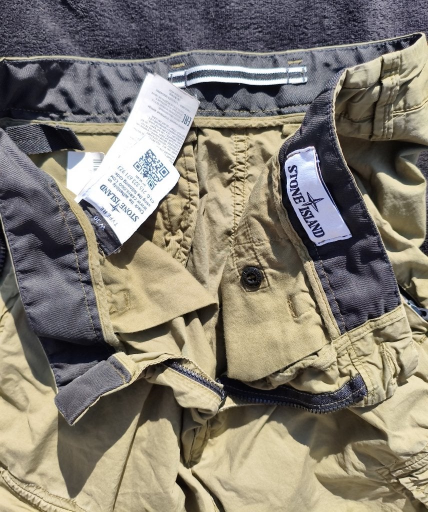 Stone Island Cargo Shorts - W30, Overige maten, Ophalen of Verzenden, Groen, Stone Island