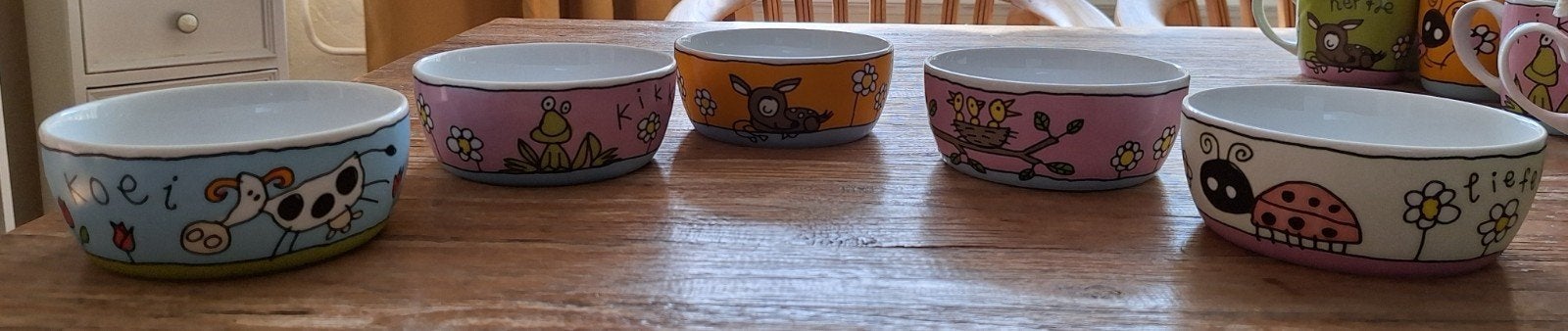 Babette 5 verschillende schaaltjes designed Douwe  Egberts, Huis en Inrichting, Keuken | Servies, Overige materialen, Overige merken