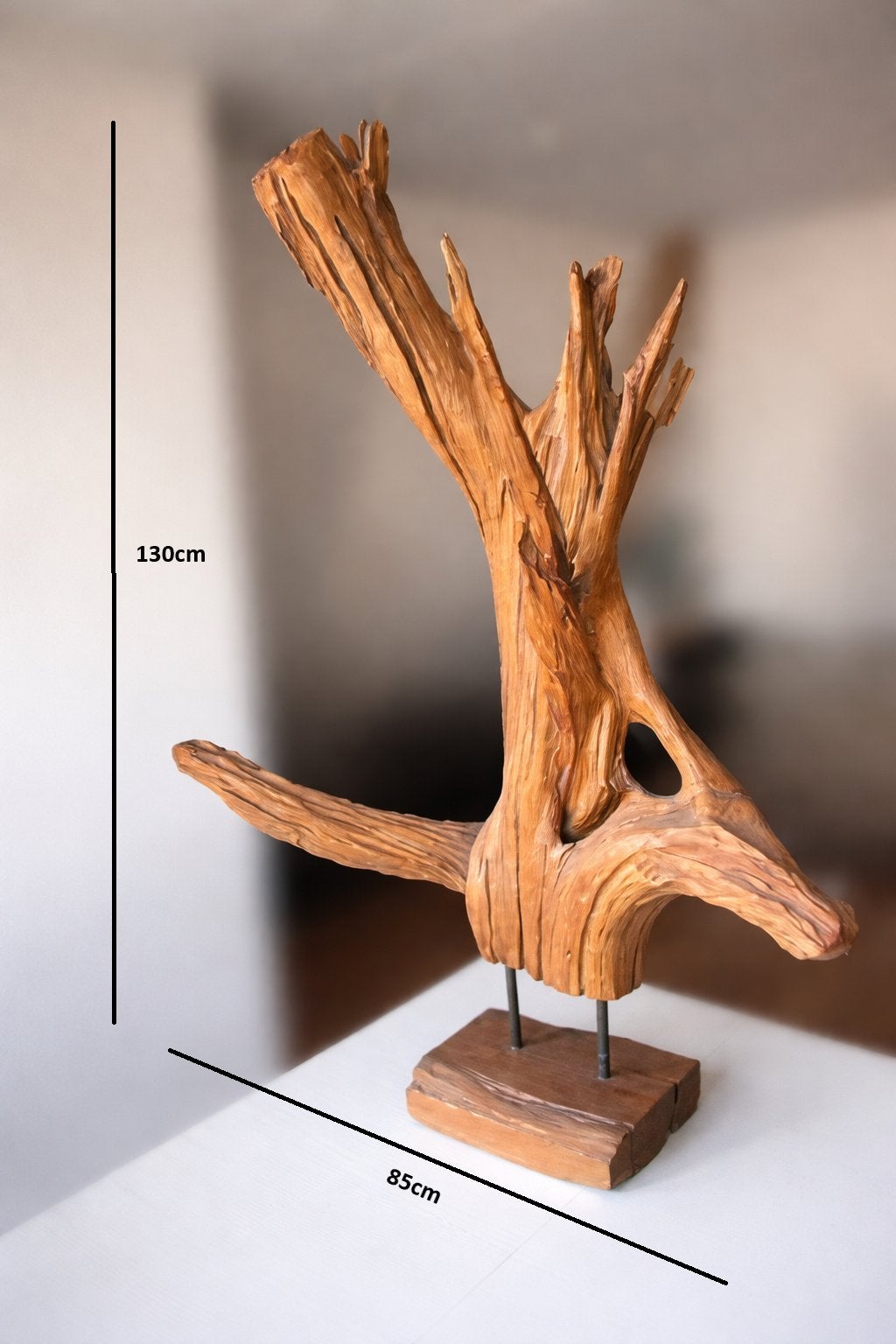 Houten sierstuk, drijfhout, driftwood decoratie, Overige onderwerpen, Kunststof, Ophalen, Overige typen