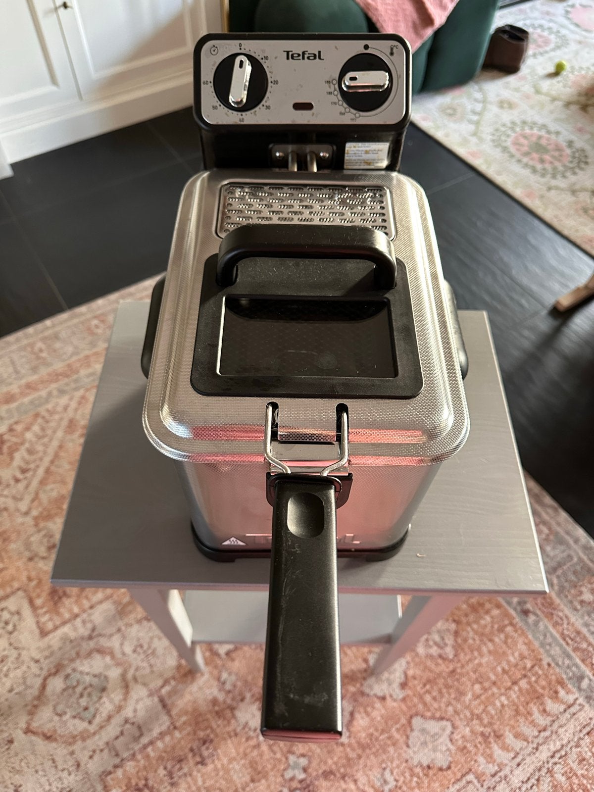 Tefal friteuse - Schoon en klaar voor gebruik!, 3 tot 4 liter, Ophalen, Zo goed als nieuw, Uitneembare binnenpan