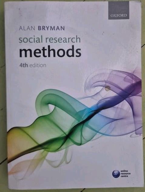 Social Research Methods - Alan Bryman (4th edition), Alan Bryman, Zo goed als nieuw, Gamma, HBO