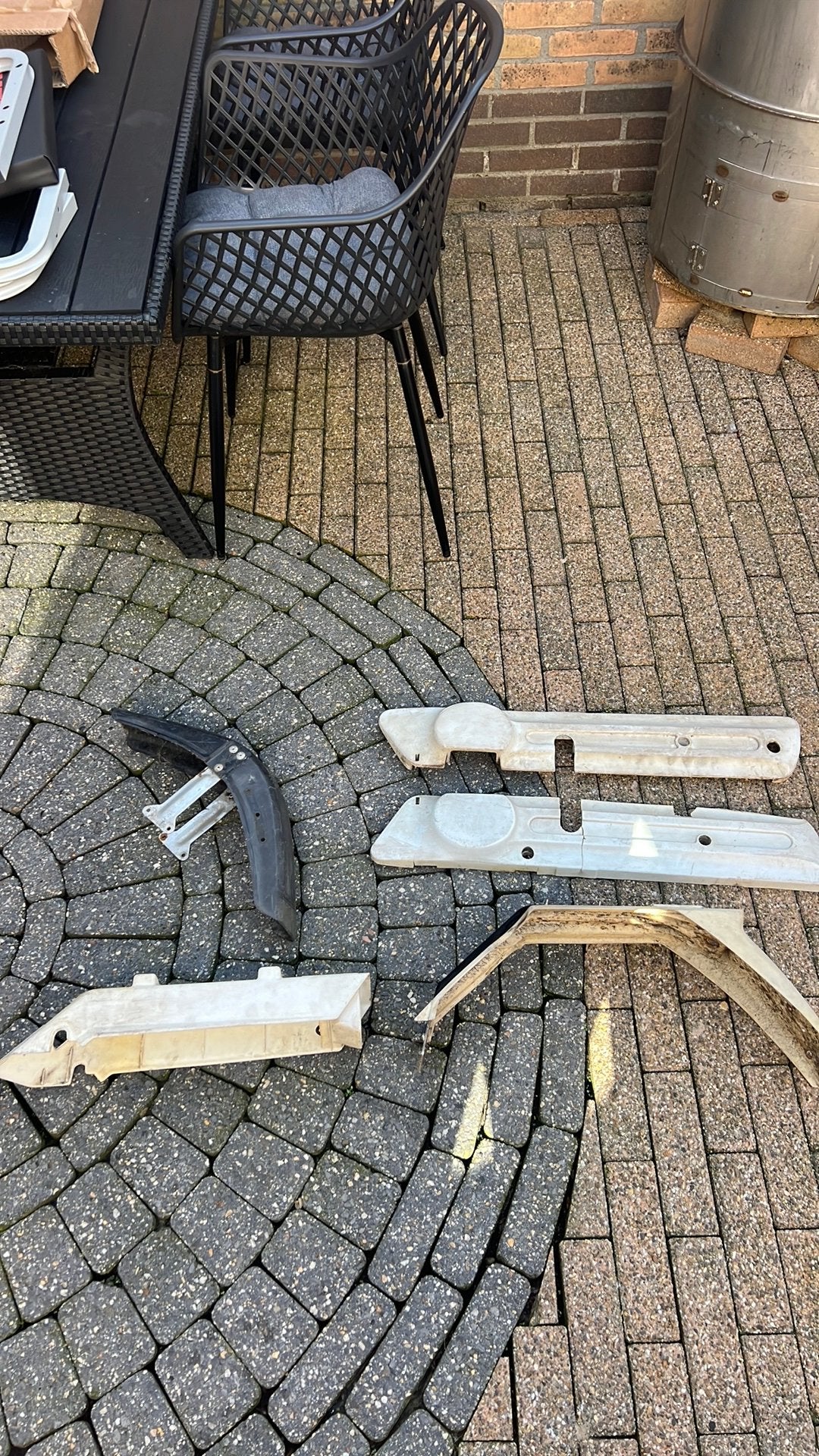 witte kappen gilera citta, Ophalen, Gebruikt