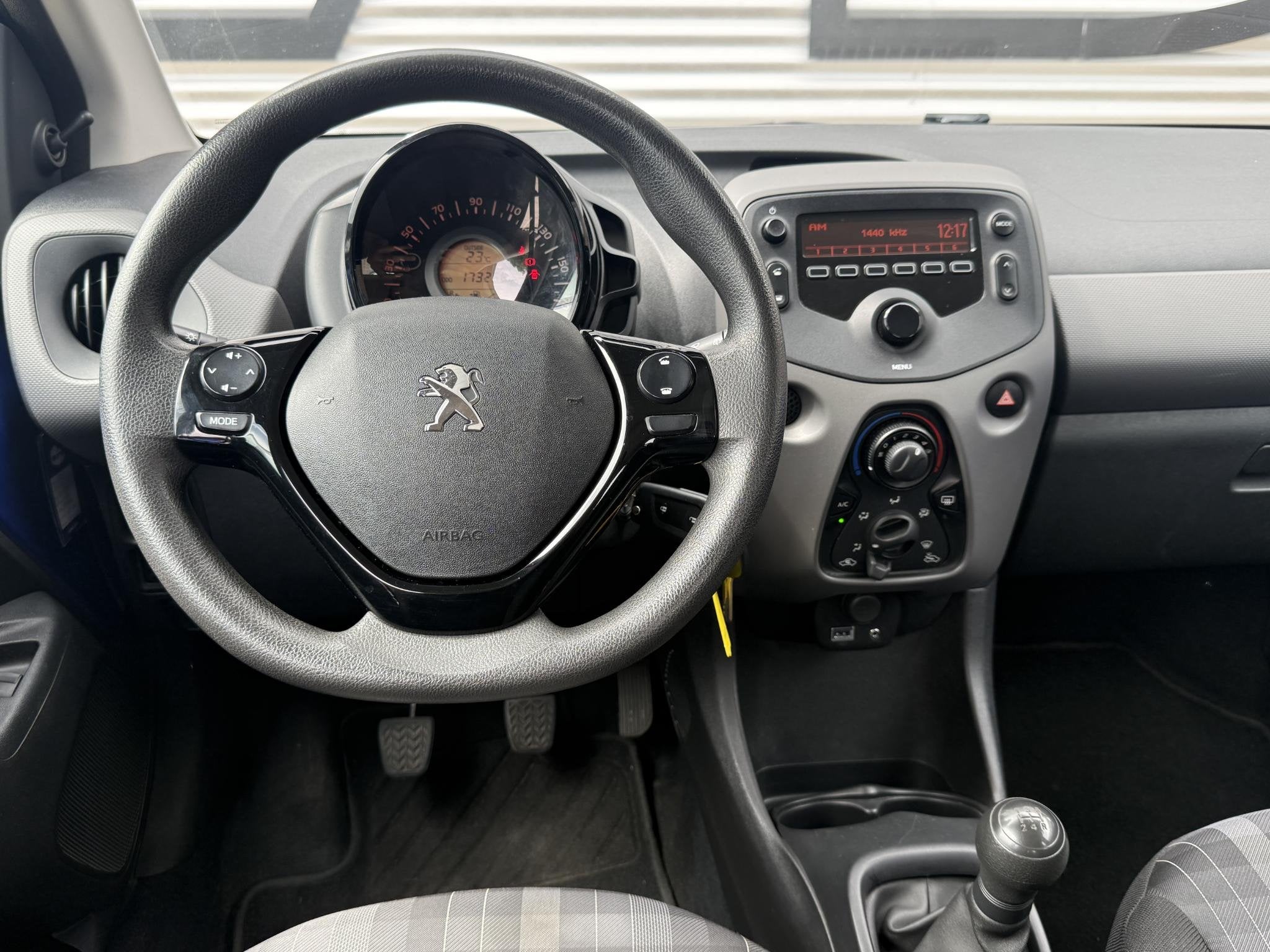 Peugeot 108 1.0 e-VTi Active TOP! 5-Deurs|Airco|Elektr. rame, Auto's, Peugeot, Voorwielaandrijving, Stof, Gebruikt, Origineel Nederlands