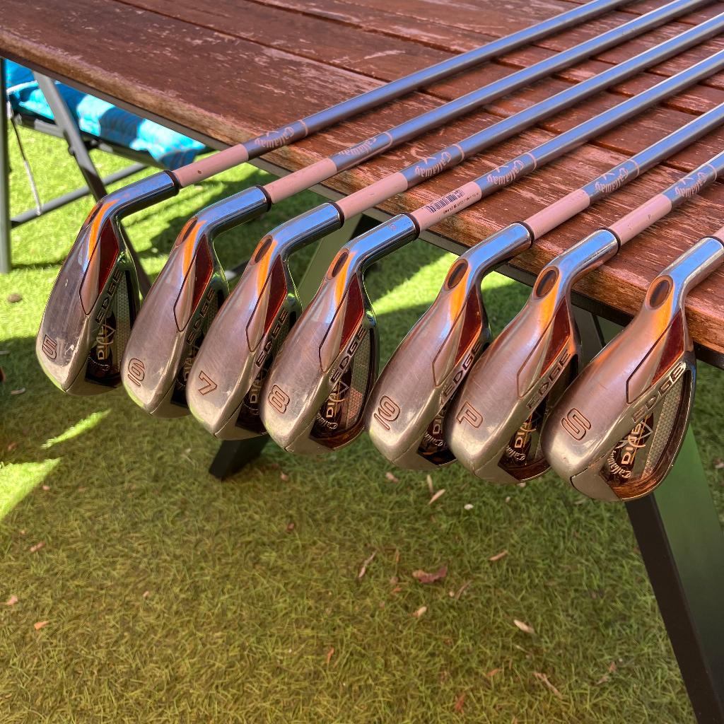 Callaway Diablo edge ijzerset 5 t/m S RH dames, Set, Gebruikt, -, Ophalen of Verzenden