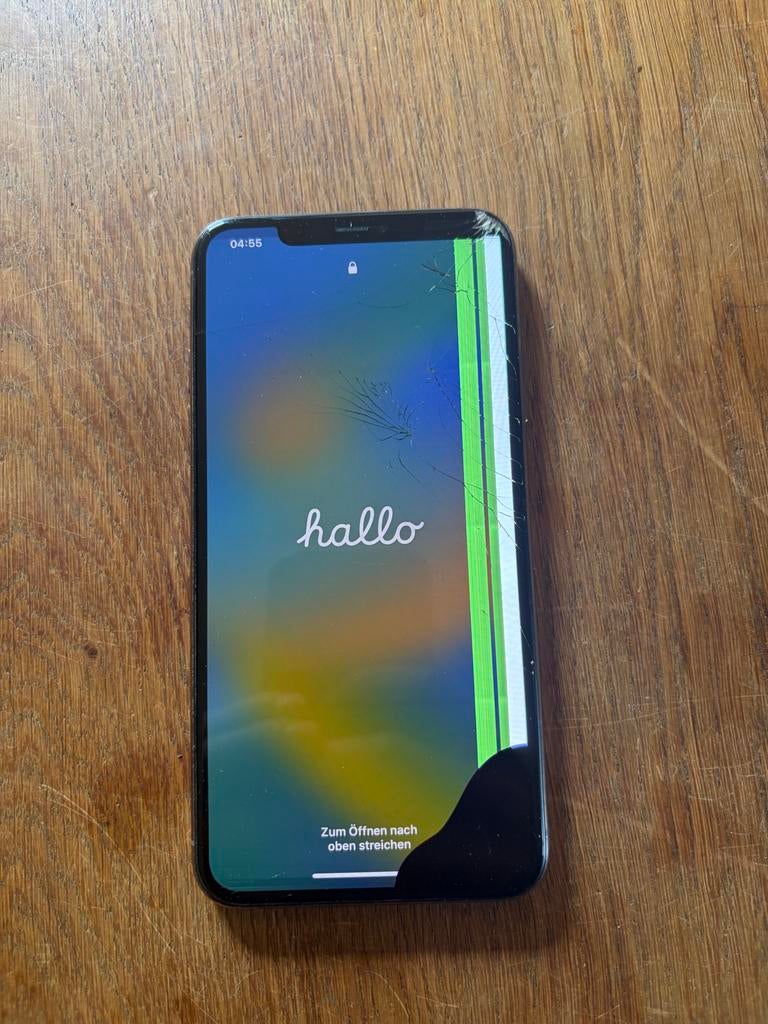 iPhone 11 Pro Max met defect scherm, Telecommunicatie, Mobiele telefoons | Apple iPhone, IPhone 11 Pro Max, Ophalen of Verzenden
