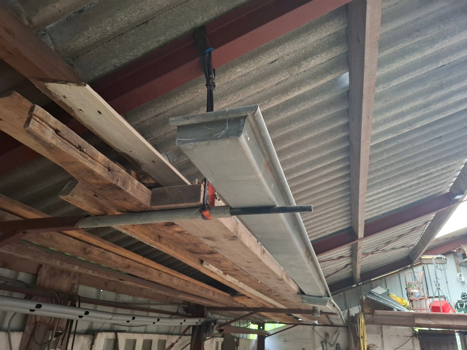 Zinken bakgoot, ca. 12 meter lang, Ophalen, Gebruikt, 6 meter of meer, Zink