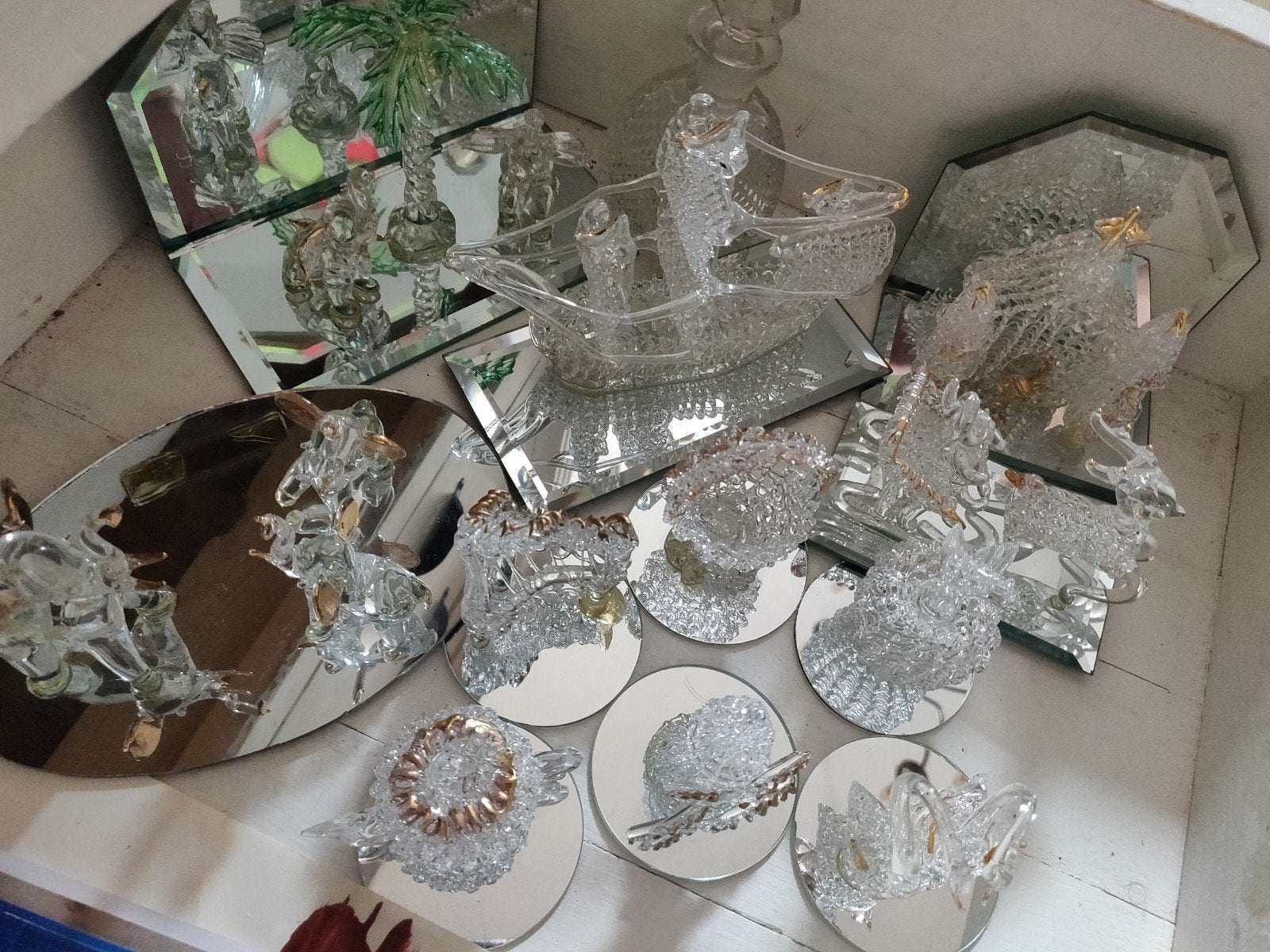T701 Partij 12x Glas / Kristal GRATIS, Verzenden