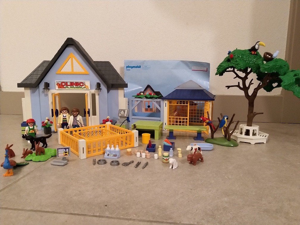 Playmobil Dierenkliniek 4343, Kinderen en Baby's, Speelgoed | Playmobil, Gebruikt, Gebouw, Complete set, Ophalen of Verzenden