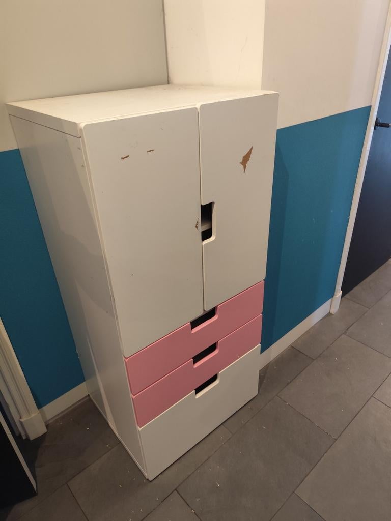 Ikea kast met lades en deuren - 60x51,5x129 cm, Ophalen, Gebruikt, 100 tot 150 cm, 50 tot 100 cm