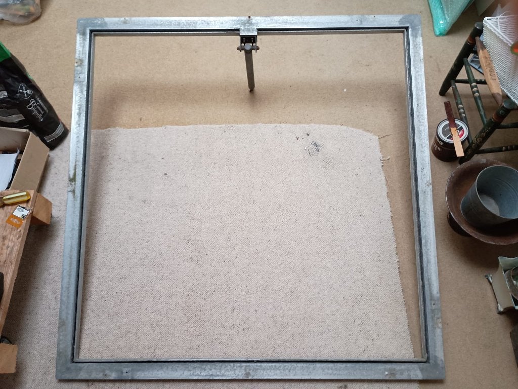 Raamwerk beweegbare dakkoepel 100x100 cm dagmaat, Ophalen, Gebruikt, Minder dan 80 cm, 80 tot 120 cm