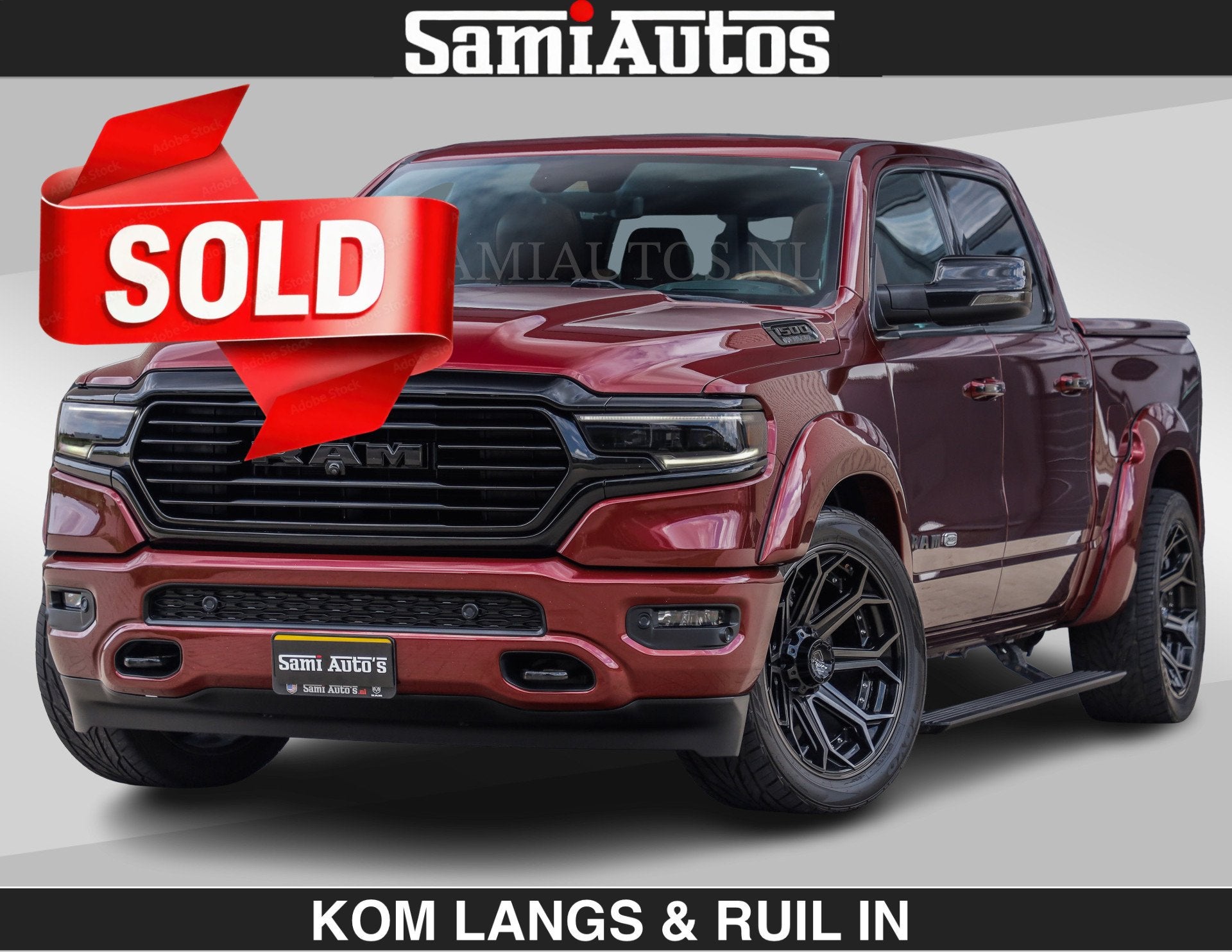 Dodge Ram LONGHORN | WIDE BODY | 5.7 V8 | BREDE WIELEN | BOM, Automaat, 5654 cc, Met garantie (alle), 402 pk