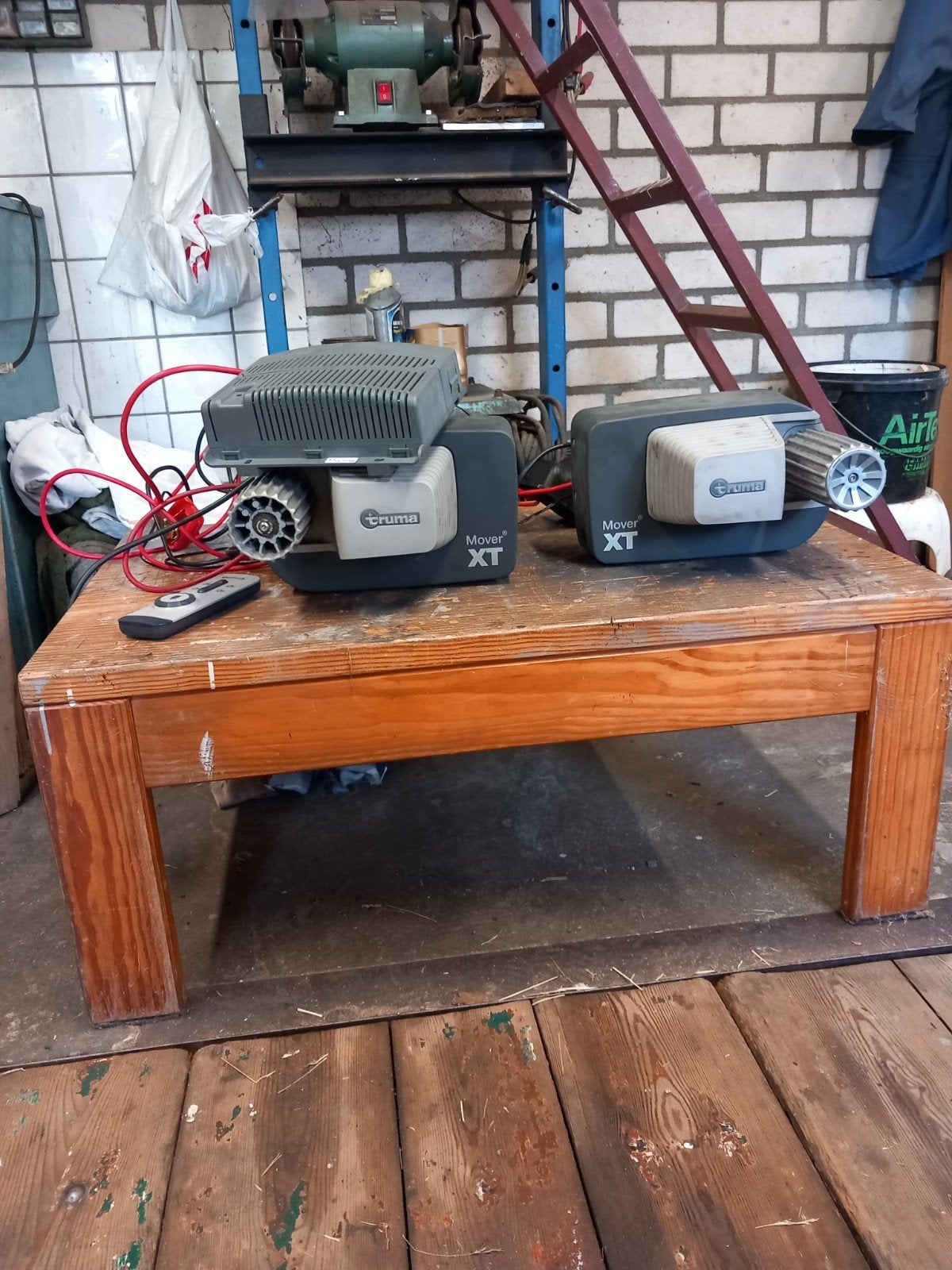 Truma Mover XT caravan rangeersyteem, Ophalen